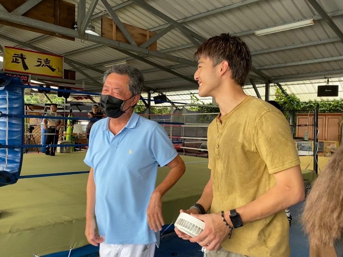 陳昊森加入朱延平《小子》劇組,電影殺青後朱延平、女主角大霈、陳昊森接連確診。(翻攝自陳昊森臉書)