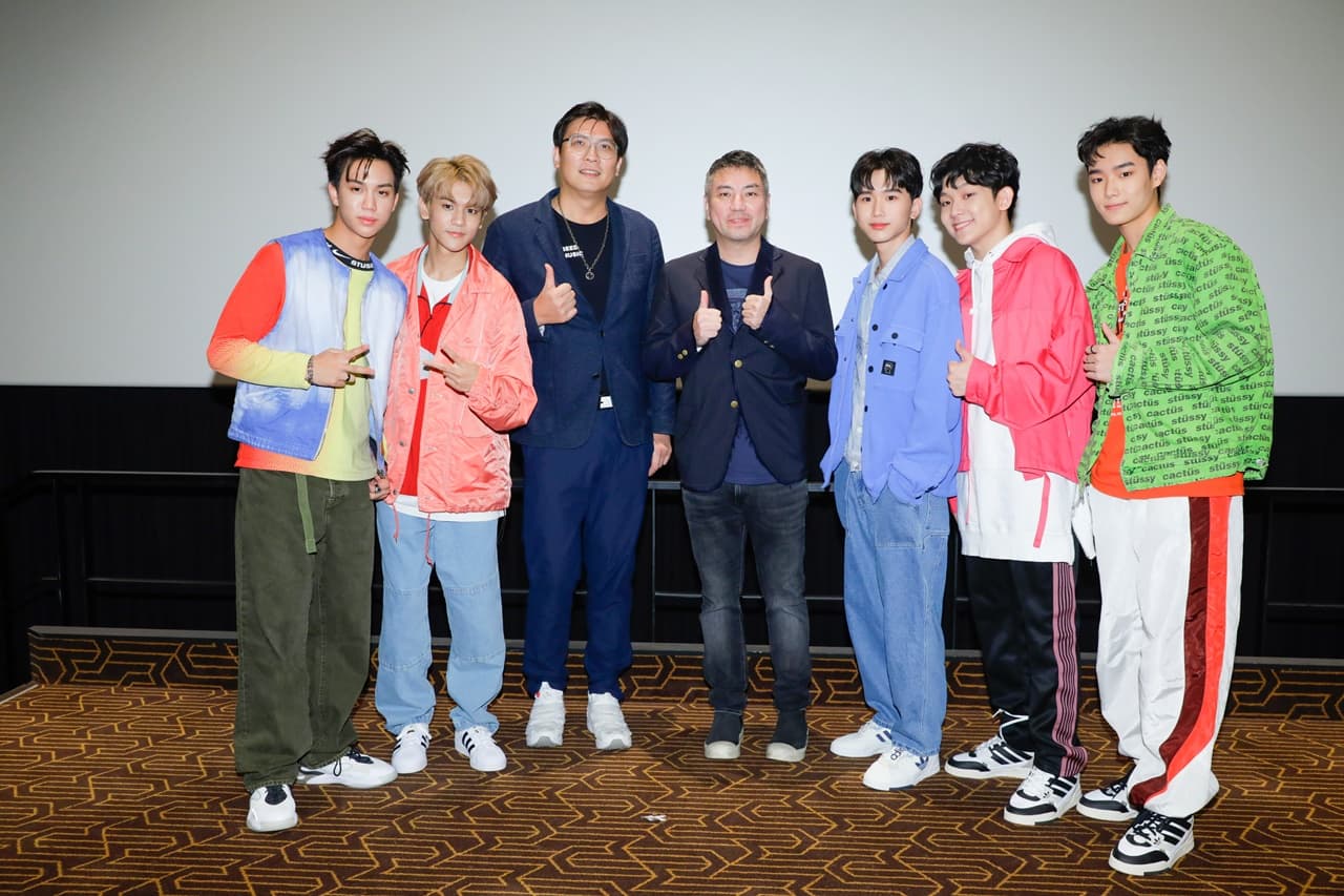 《原子少年》製作人詹仁雄到場祝福AcQUA源少年推出新單曲。
