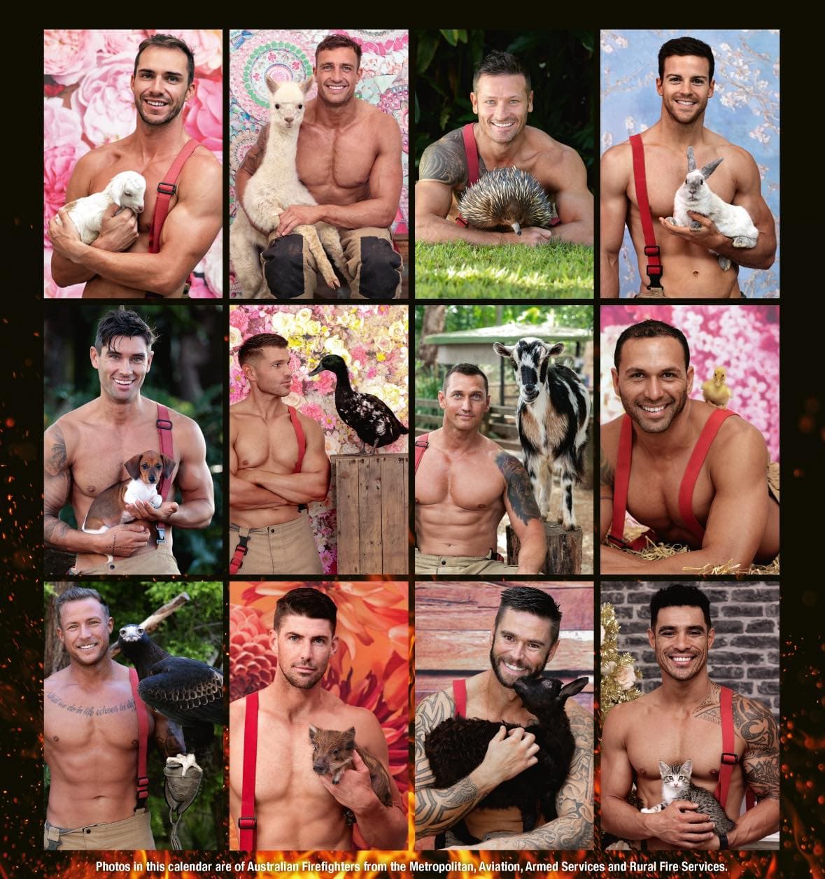 一年一度的消防員猛男月曆再度推出2023版。(翻攝自Australian Firefighters Calendar)