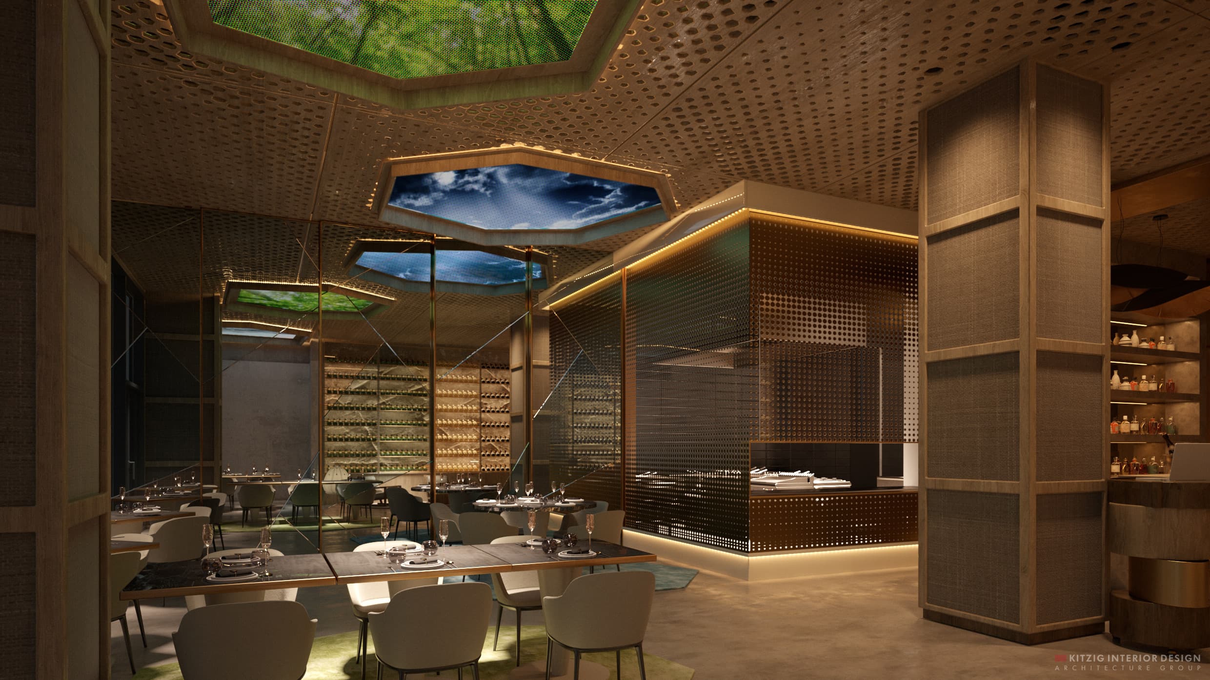 整體由德國Kitzig Design Studio International設計規劃,此為3D示意圖。(La Vie by Thomas Bühner提供)