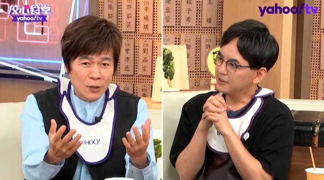 洪榮宏透露會在演唱會上秀胸肌，黃子佼又驚又喜。（Yahoo TV提供）