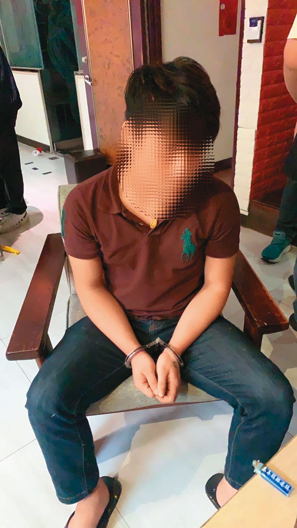 負責運送物資、發放薪水的曾姓嫌犯遭警方逮捕。（警方提供）