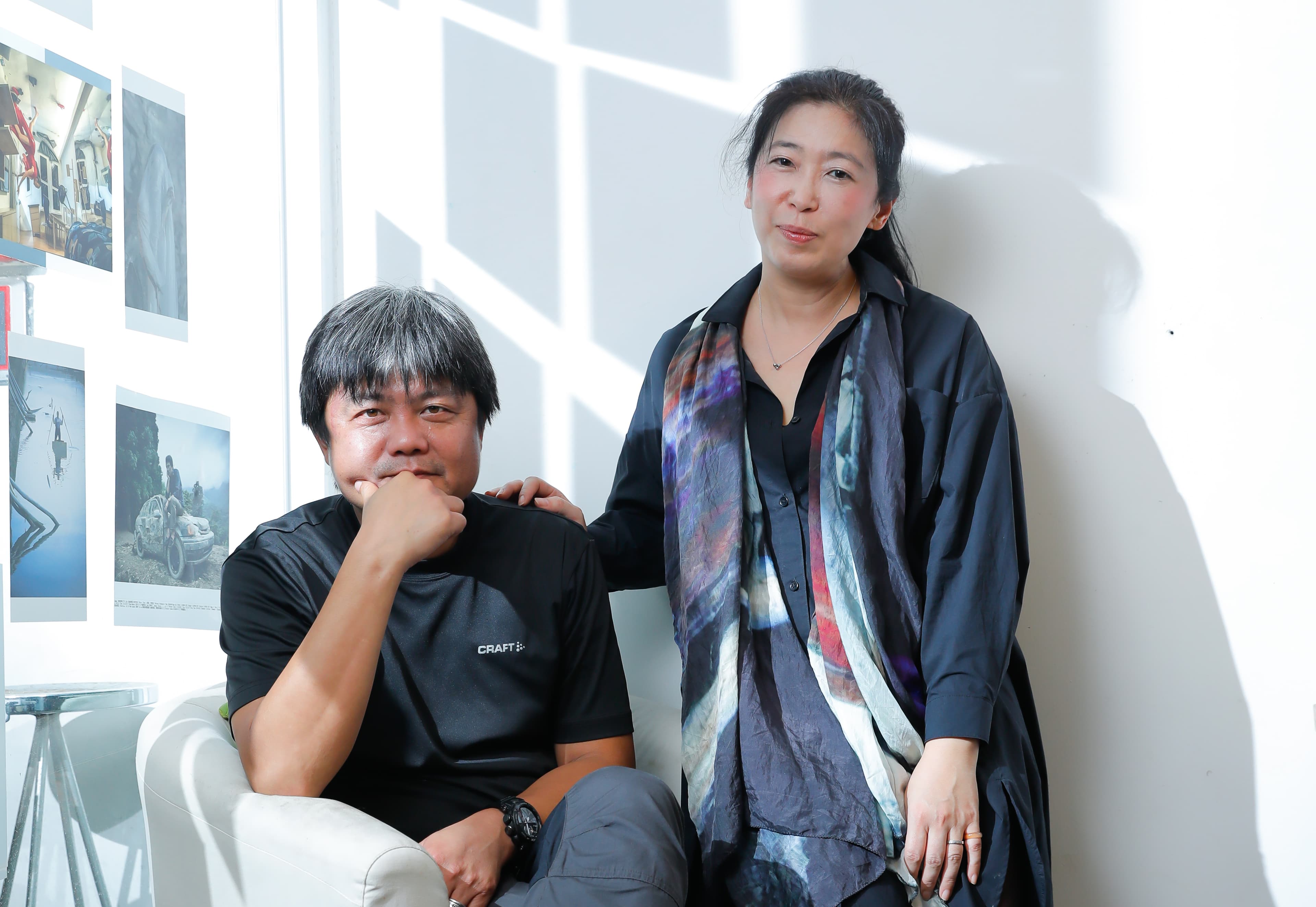 《我心我行》導演姚宏易(左)與製片陳薇(右)。