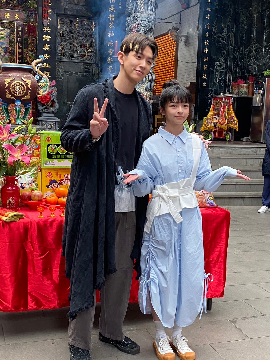 柯震東和陳妍霏第一次合作。