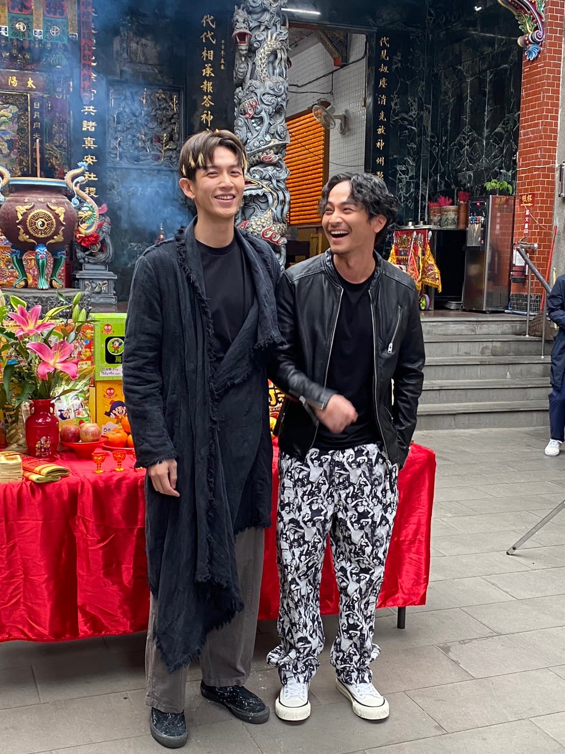 柯震東和楊銘威在《乩身》有不少對戲。