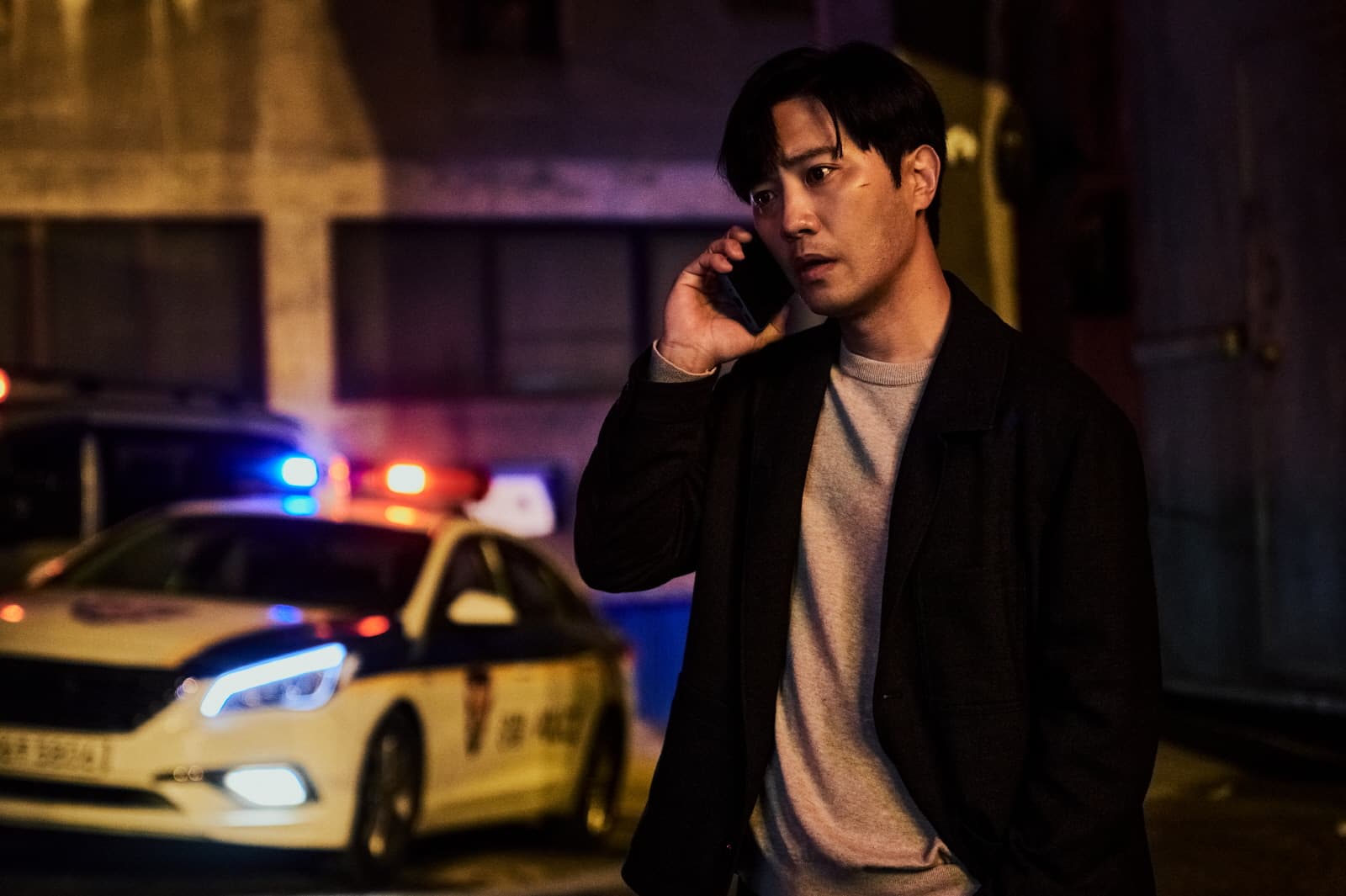 晉久拍《舊案尋兇》時同時在拍另一部，體力消耗太大一度生病。（Disney+提供）