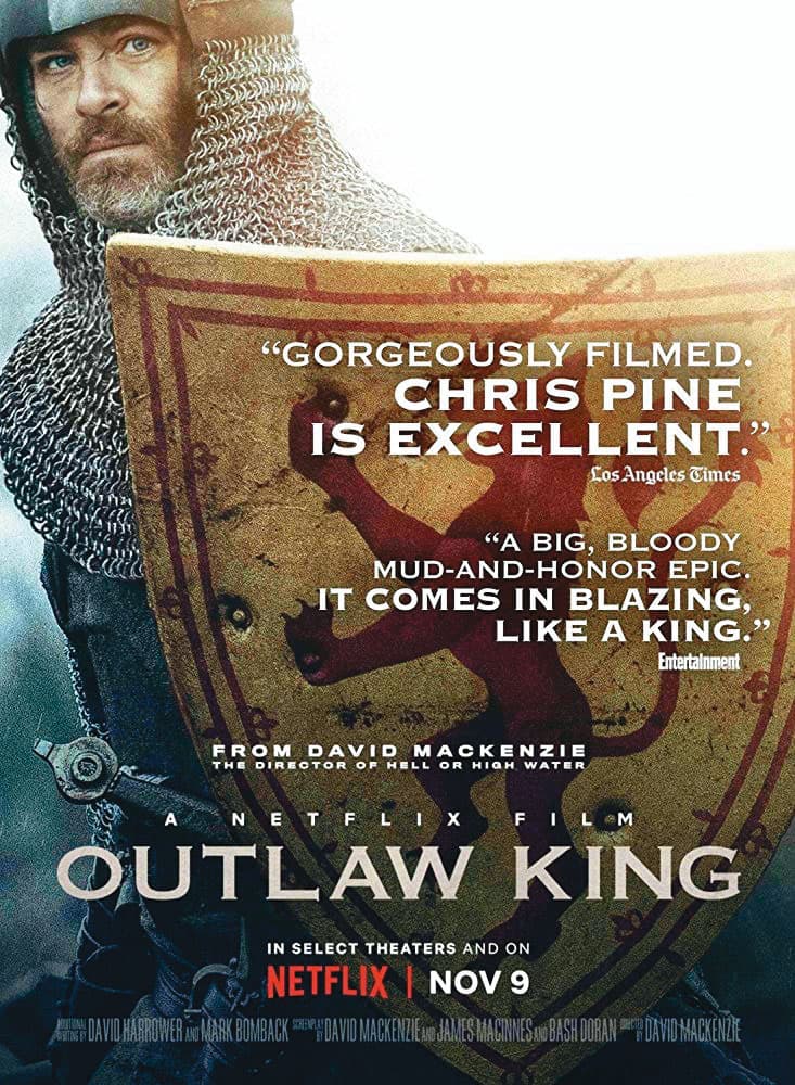 歷史上,蘇格蘭王Robert the Bruce確有其人,Netflix還拍成了電影《不法國王》(Outlaw King),由克里斯.潘恩主演蘇格蘭王。