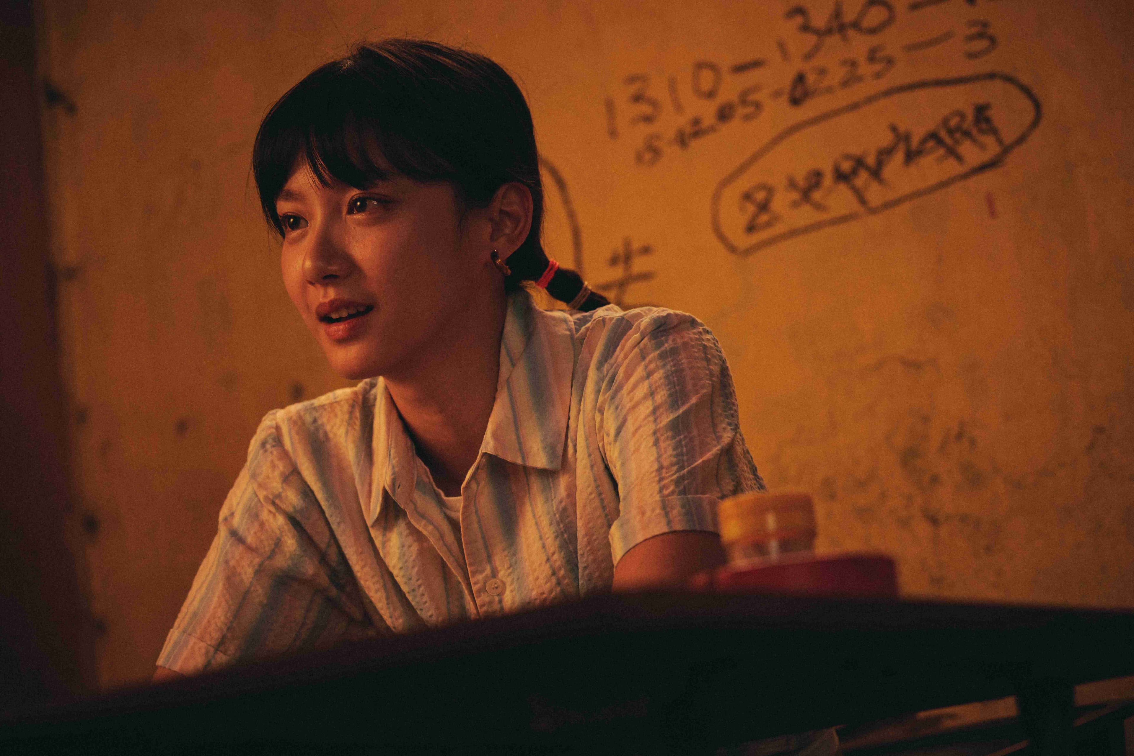 有「文青女神」之稱的袁澧林氣質清新,《窄路微塵》的單親媽媽演來自然不做作。(金馬執委會)