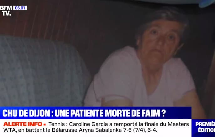 遭餓死的老婦家屬將控告醫院疏失,導致母親死亡。(翻攝自BFM電視台)
