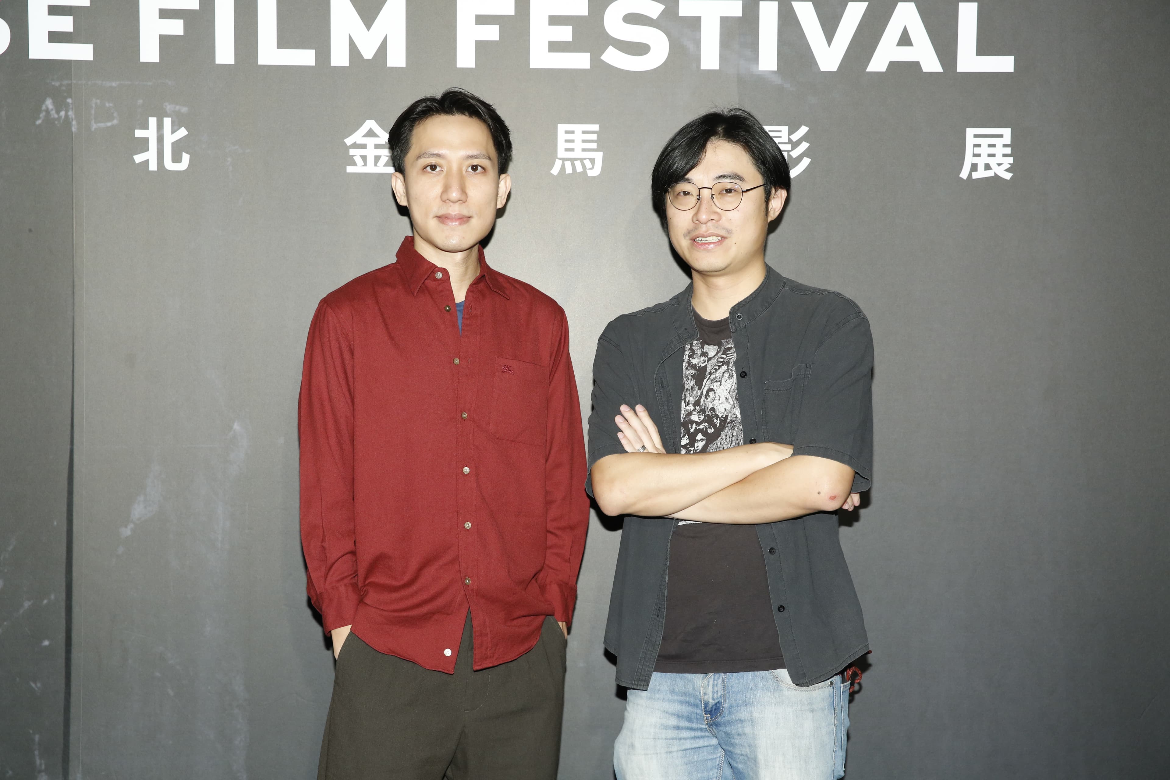 導演林森（右）與配樂黃衍仁是從中學就一起長大的朋友，兩人合作無間，也一起參與社運。
