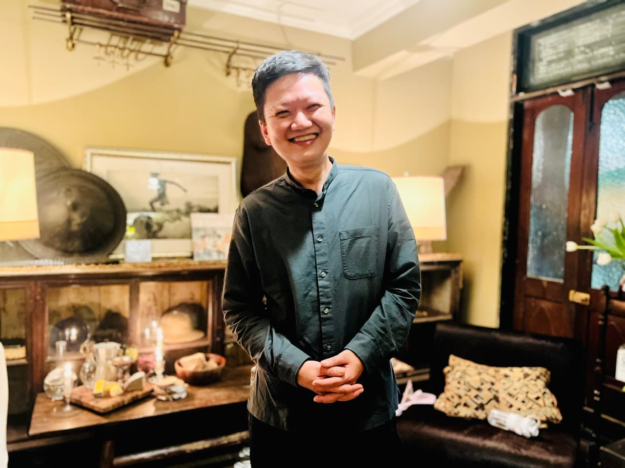 歐俊辰有多年Fine dining餐廳主廚經驗,擅長玩出食材創意。