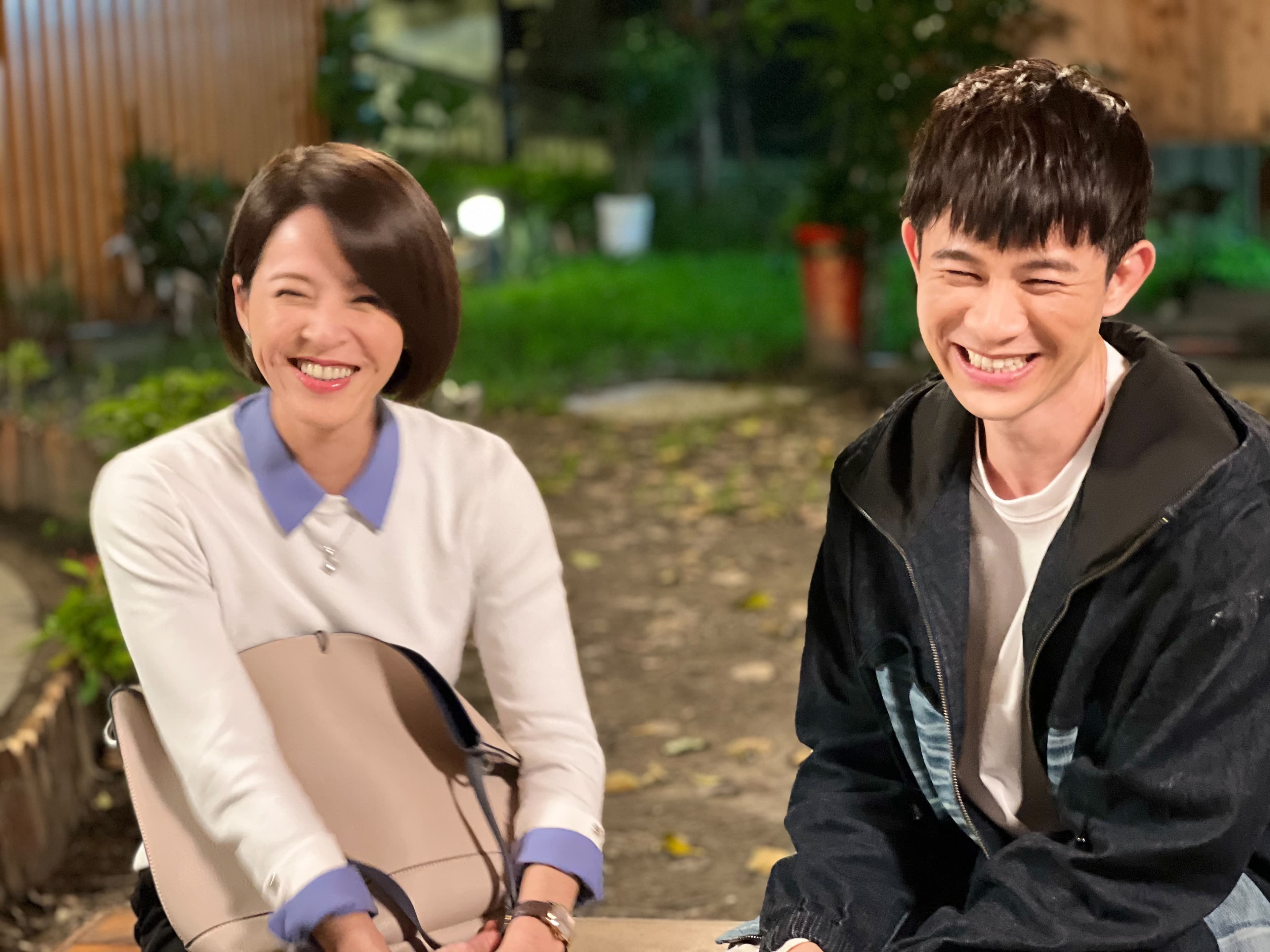 曾子益表示自己很幸運,可以進八點檔跟實力派演員蘇晏霈合作。(民視提供)