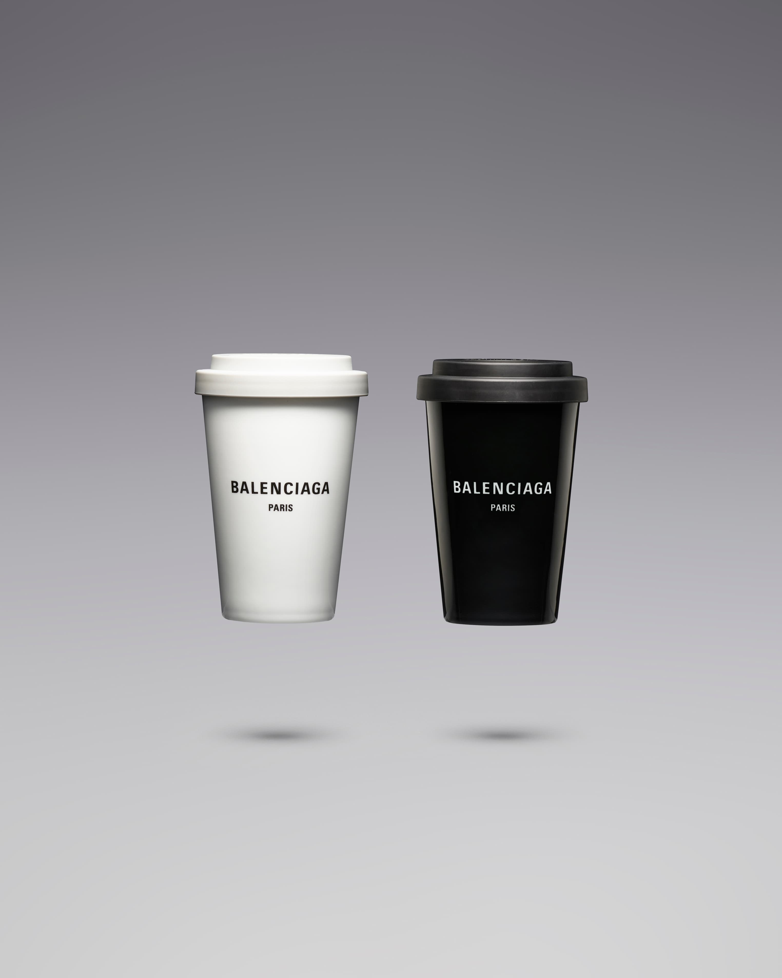 LOGO咖啡杯。各NT$3,500（BALENCIAGA提供）