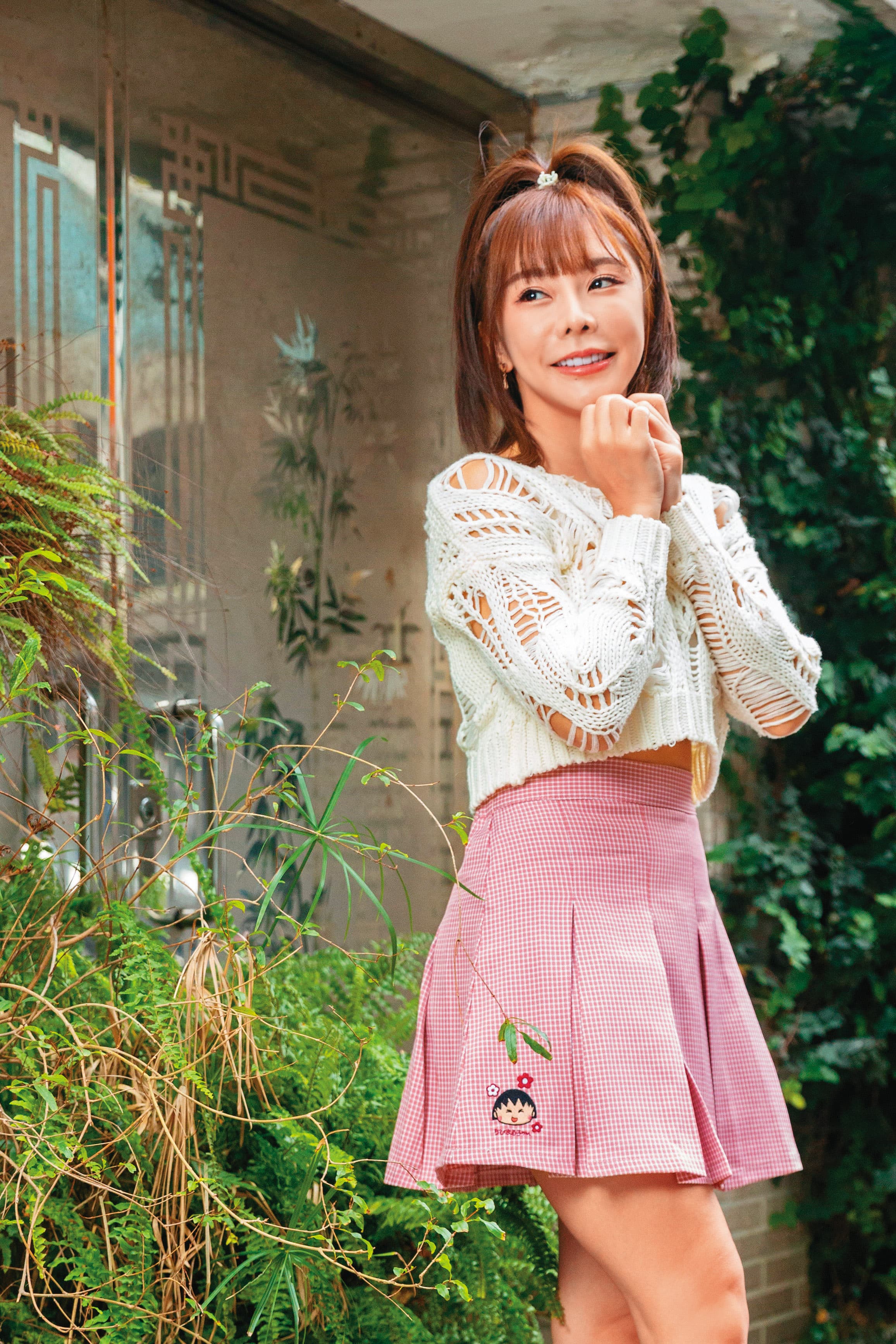 巫苡萱當年因在展場擔任Show Girl與家裡鬧革命。