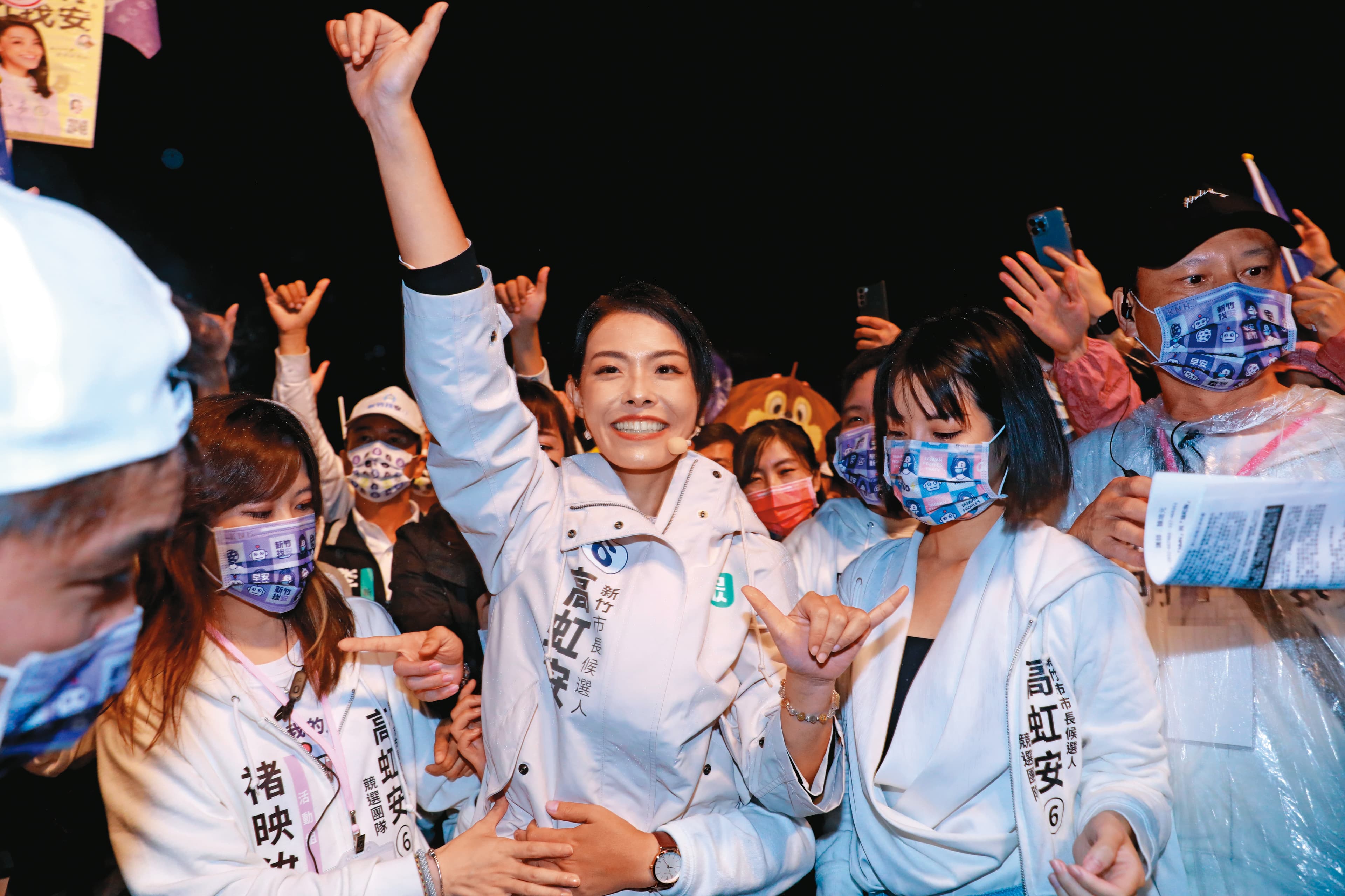 高虹安當選新竹市長,創下全國最年輕市長的紀錄,更牽動未來藍白競合。