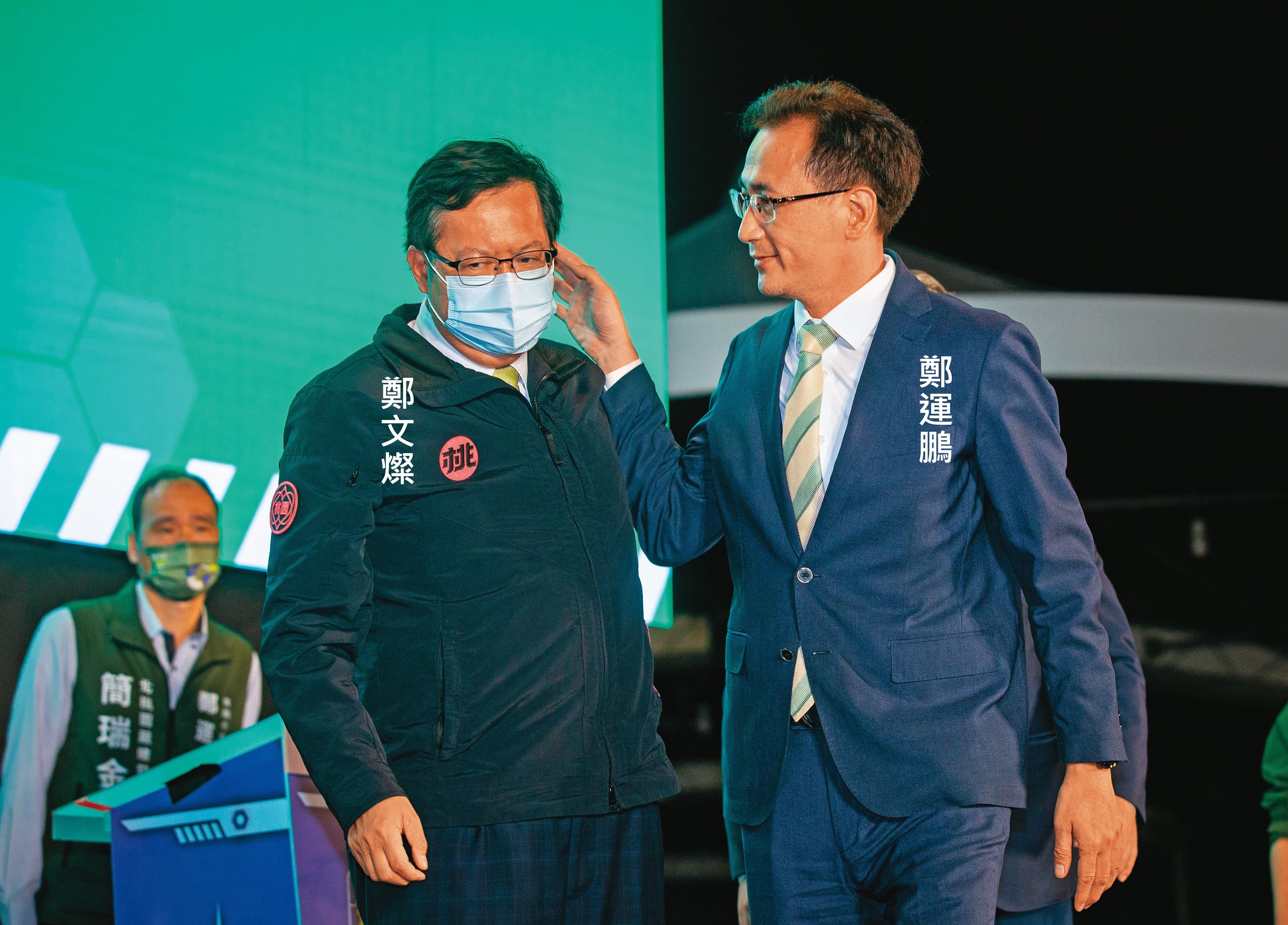 鄭文燦交棒沒成功,但黨內看好其人和,認為未來去路仍廣。