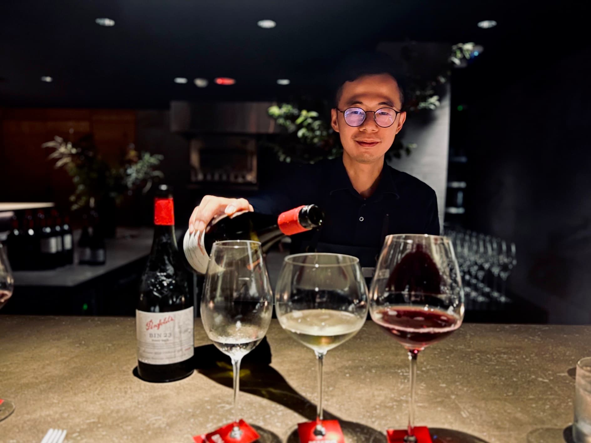 logy冠軍侍酒師盧楷文與奔富合作「Superblends」VIP品飲會。