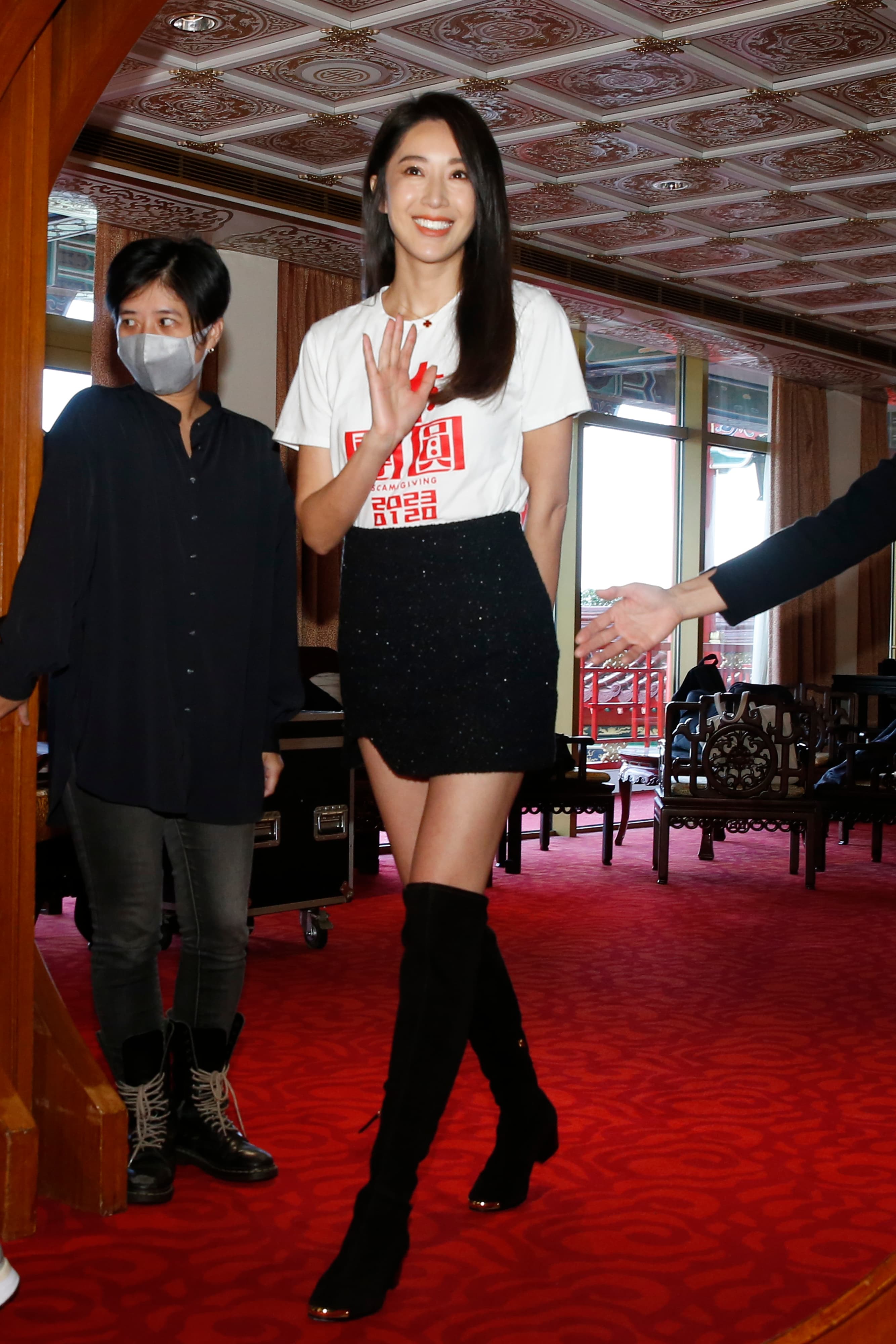 隋棠久未拍電影,此次再度亮相幕前狀態極佳,不僅被屁孩視為女神,林子熙也很羨慕她的身材。