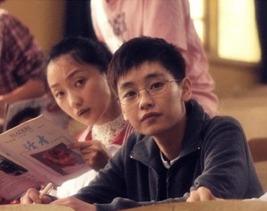 《致青春》裡,劉雅瑟飾演的「朱小北」外型中性,但熱情活潑,表現算很搶眼。(網路圖片)