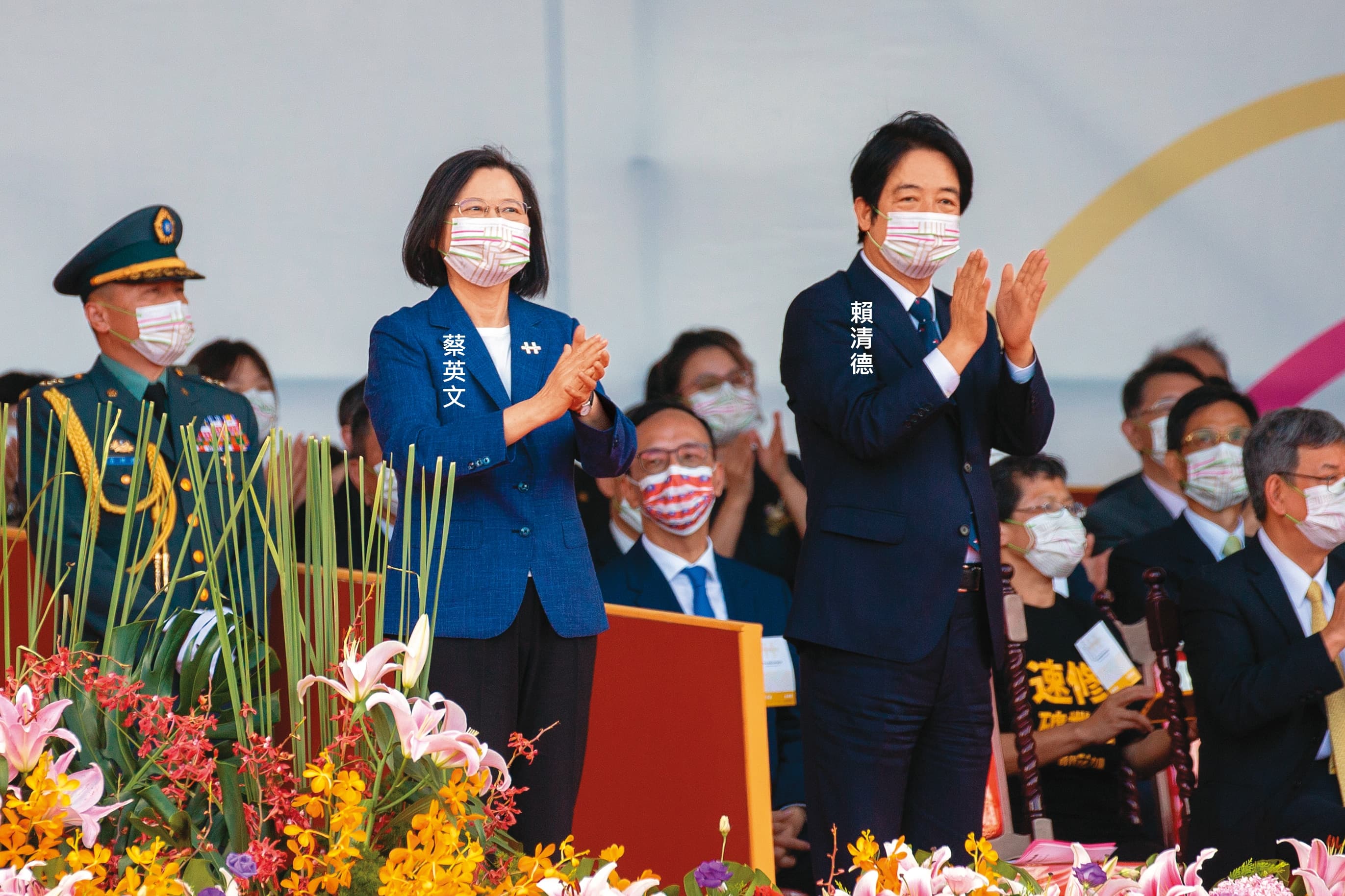 賴清德對黨員強調,他將延續蔡英文的「4個堅持」。