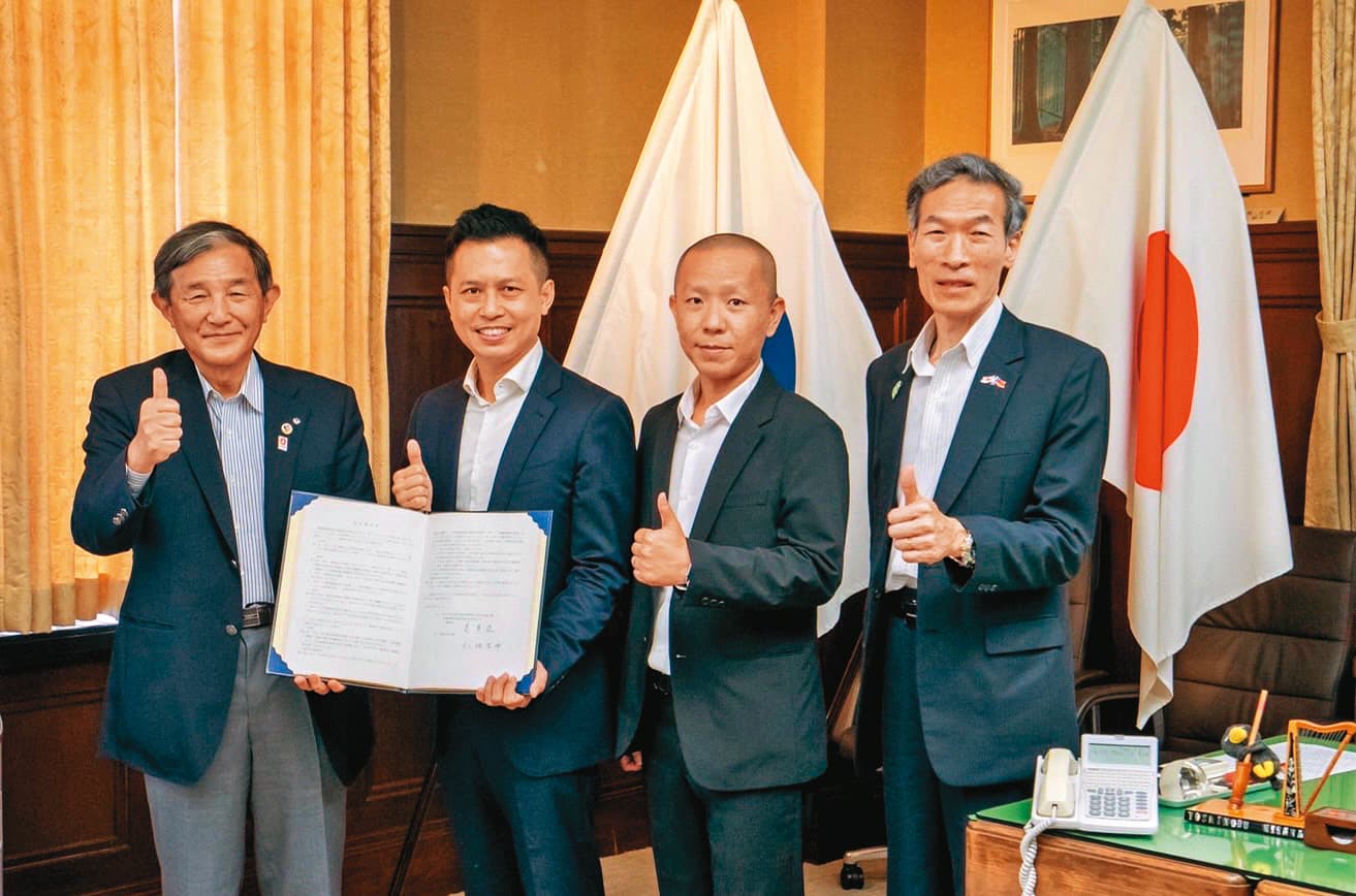 日前敦謙和日本訂房網合作,接下來還要在當地開設直營旅館。(敦謙提供)