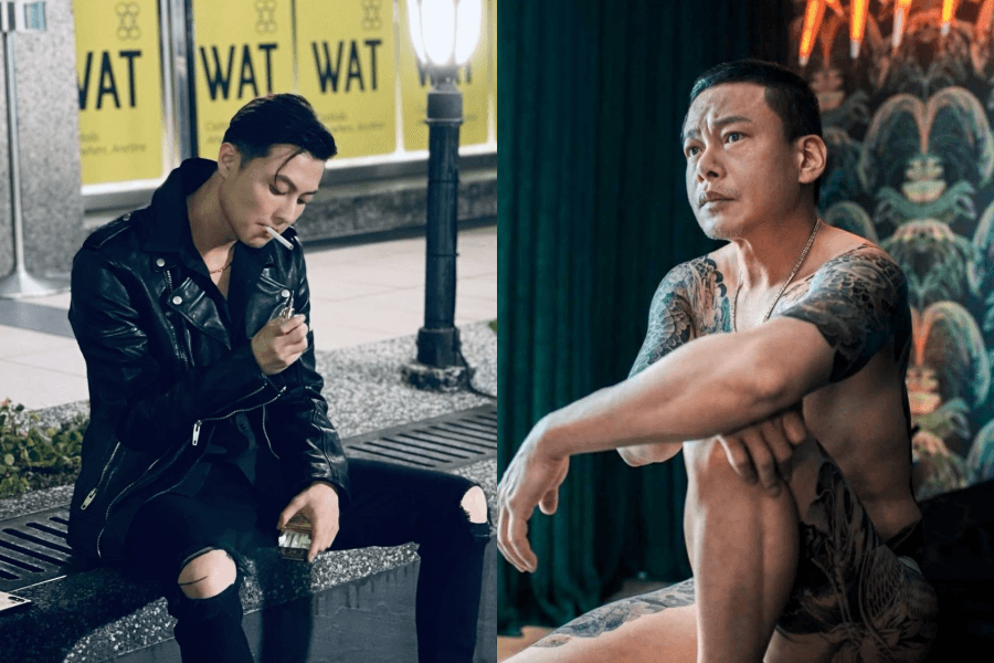 王子(左圖)與李康生(右圖)在電影《山中森林》飾演兄弟,兩人氣場和氣質都有很大不同。(喜鵲娛樂、禾力文創提供)
