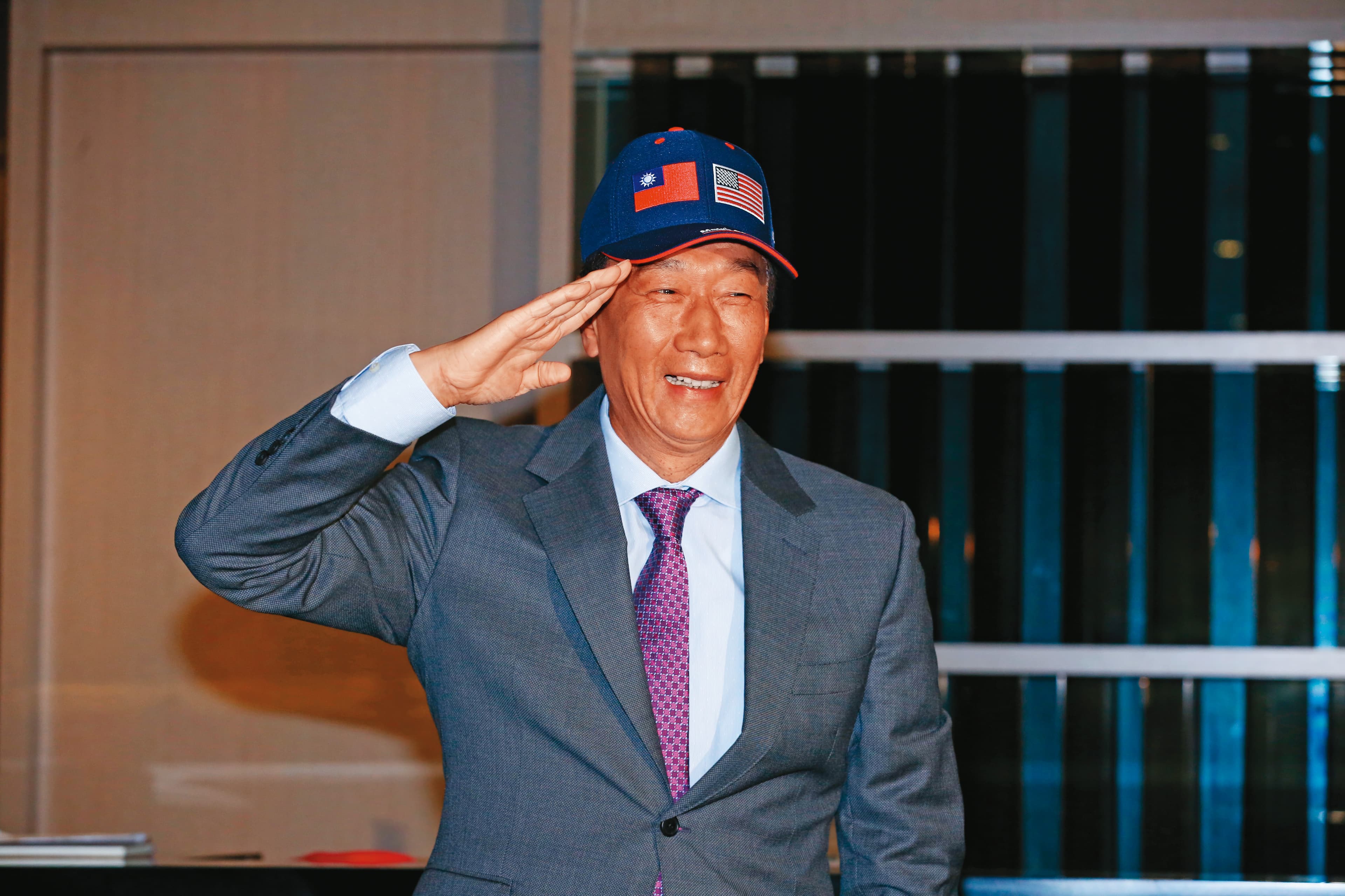 郭台銘(圖)近期和侯友宜頻繁碰面,2人已達成結盟共識。