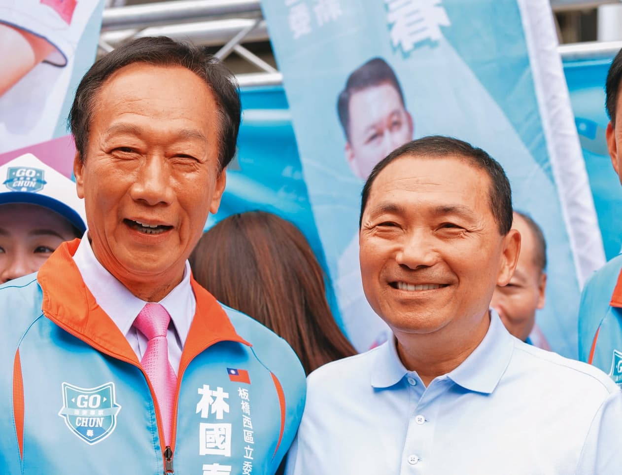 本刊掌握,侯郭結盟拚2024總統大位已成2人共識。(翻攝林國春臉書)