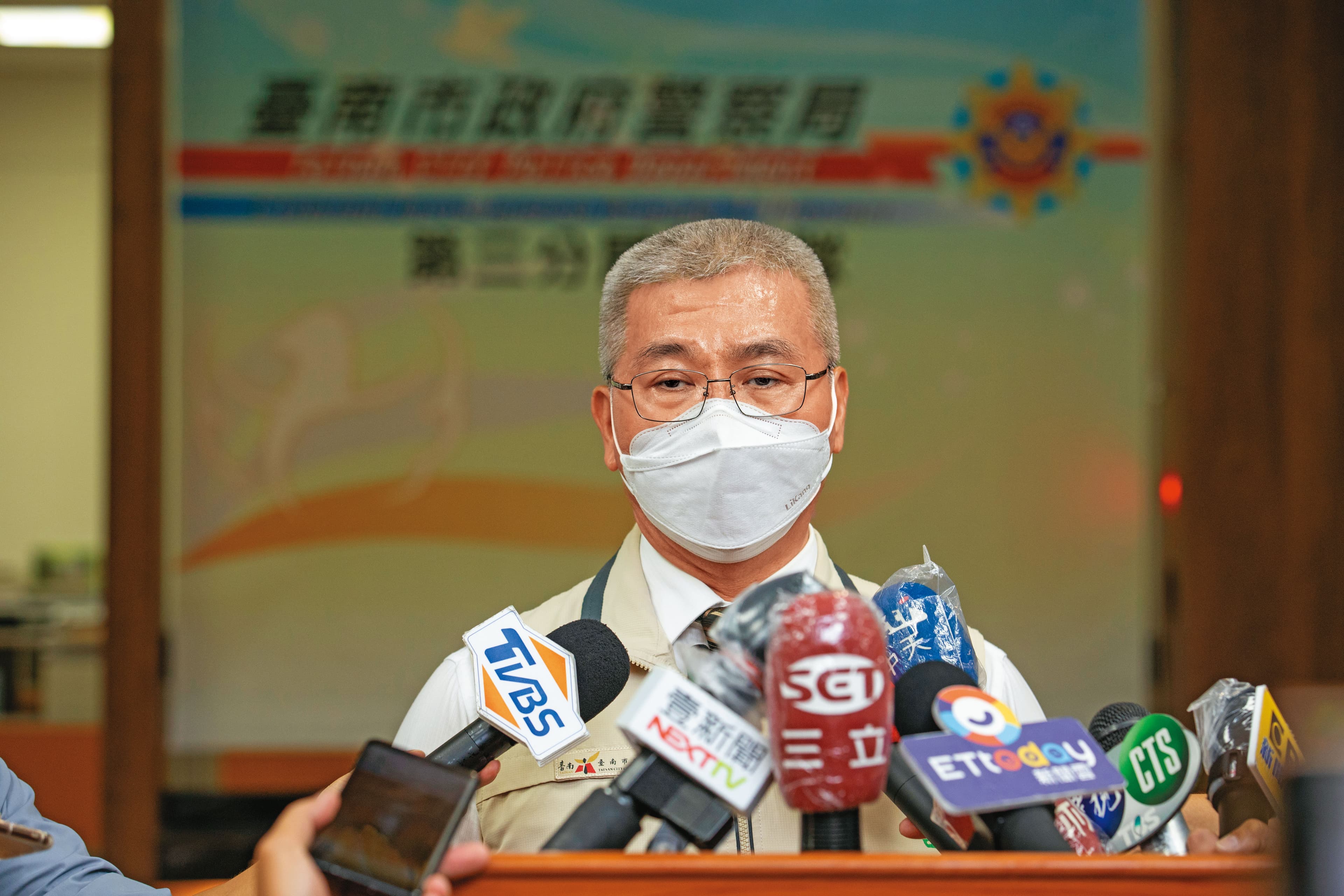 台南市警局長方仰寧(圖)對愛將莊武能涉案表示痛心,更稱識人不清已自請處分。