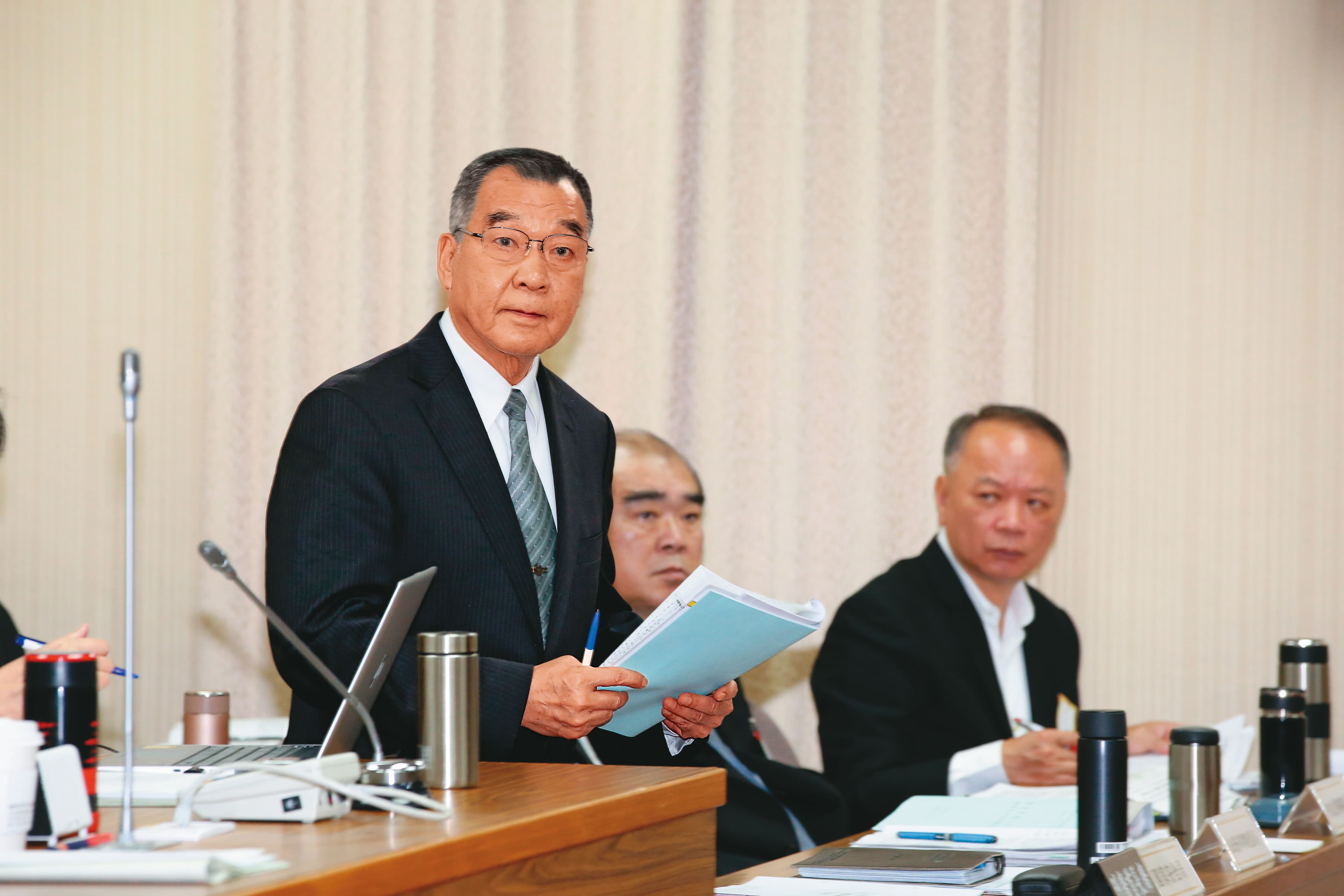 中科院連連出包,身兼該院董事長的國防部長邱國正(圖)難辭其咎。