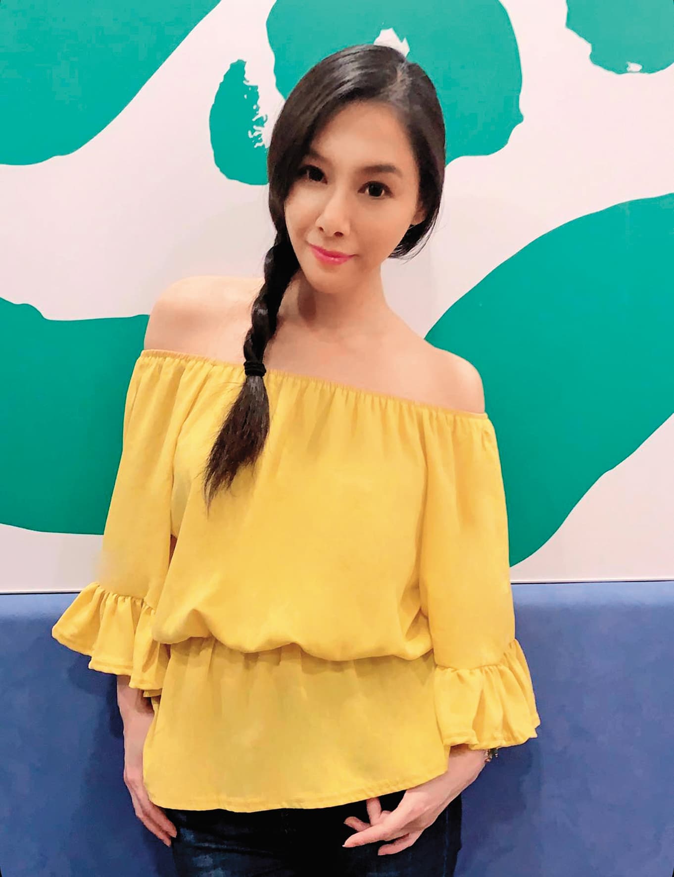 陳柏渝一度因為成為人妻息影，但後來因為前夫經商失敗，導致她連累必須重操舊業。（陳柏渝臉書）