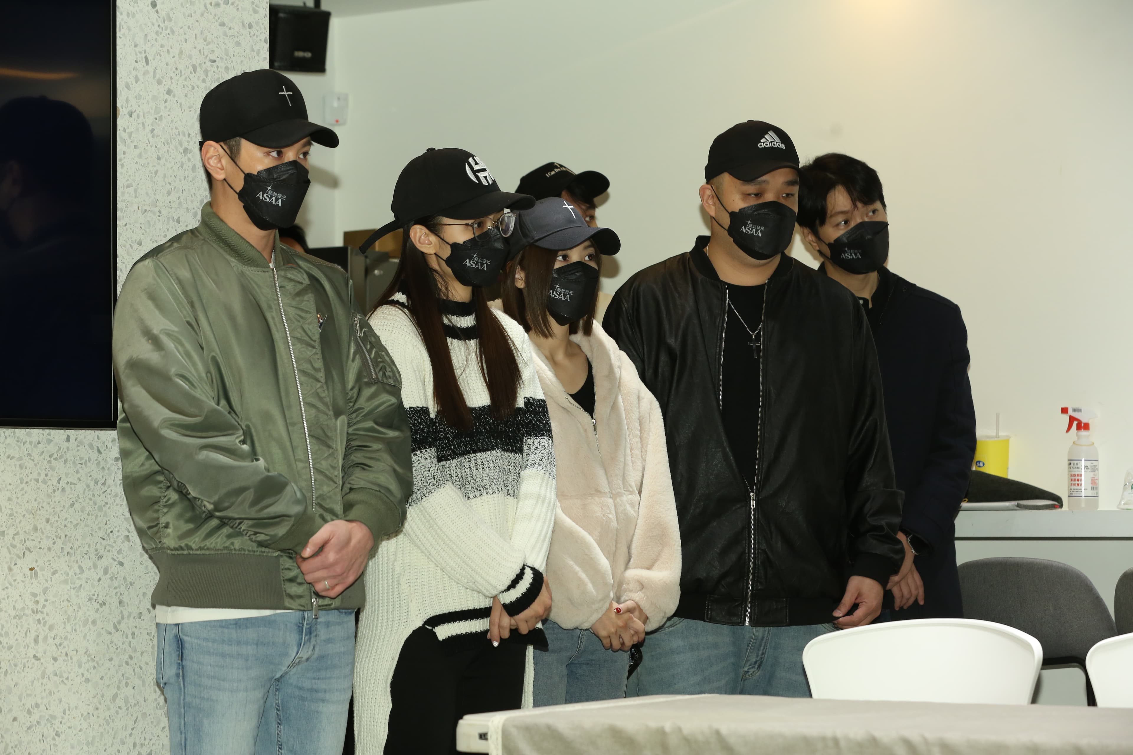 白家綺、吳東諺、林道遠現身記者會。