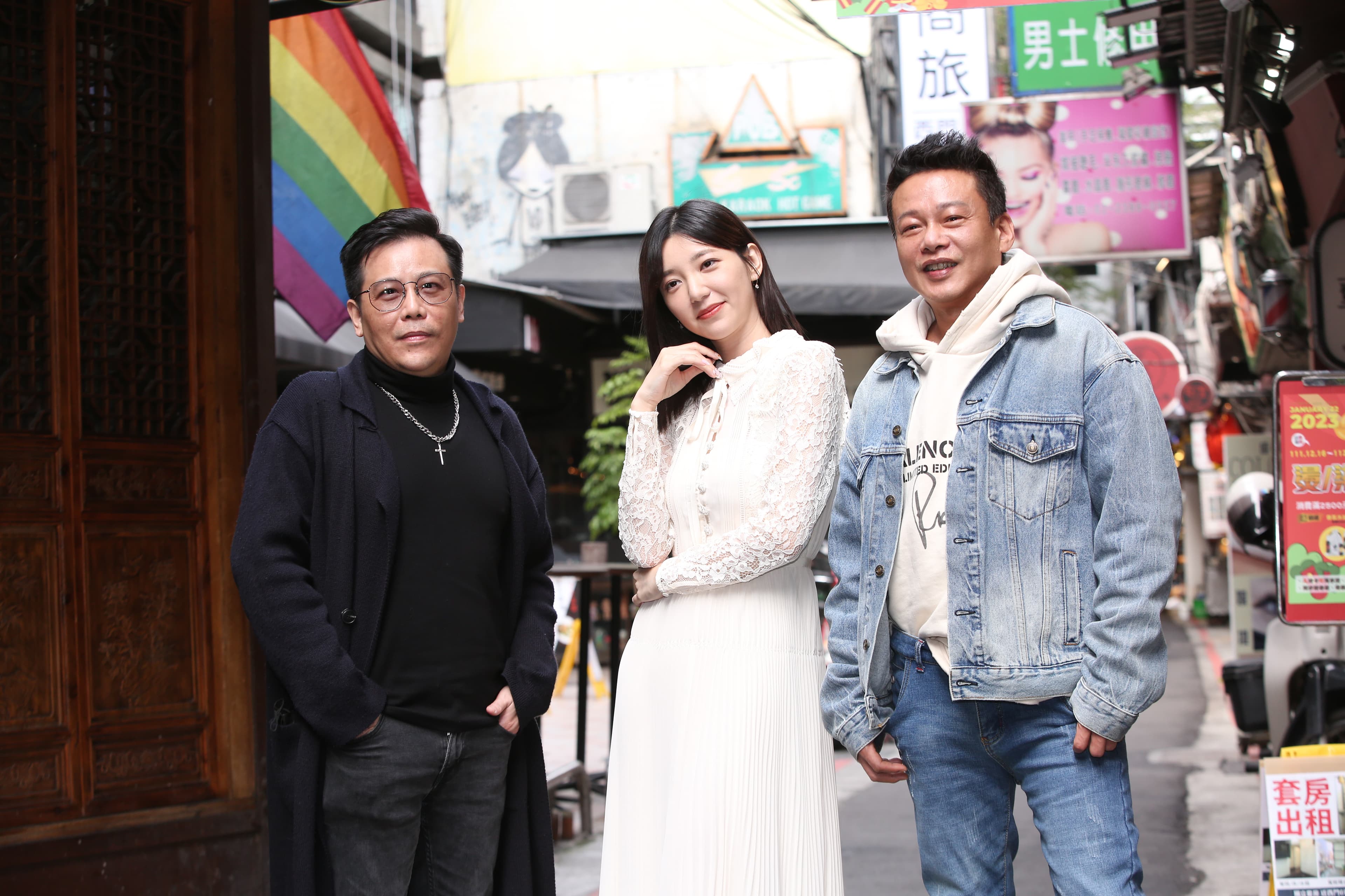 《山中森林》導演姜寧、監製兼主演李康生及演員郭雪芙出席媒體聯訪。