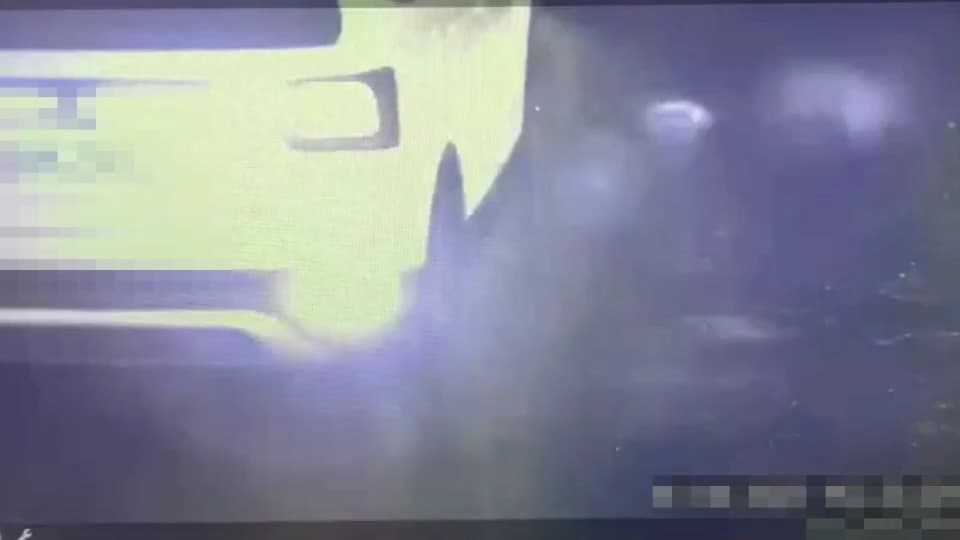 監視器拍下嫌犯車輛。(翻攝畫面)