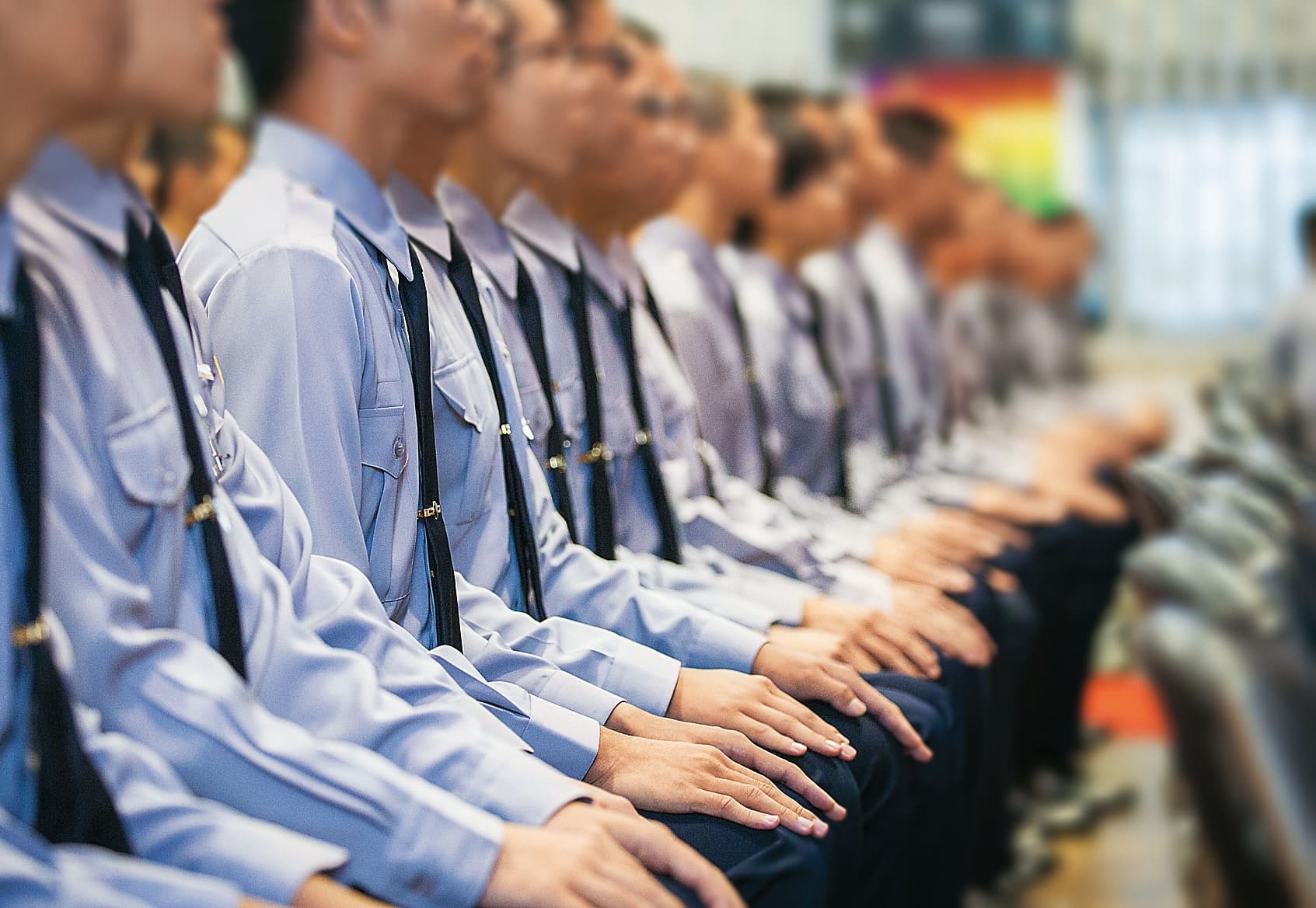 警察專科學校是培育基層警員的搖籃,全校有近3千名學生。(總統府提供)