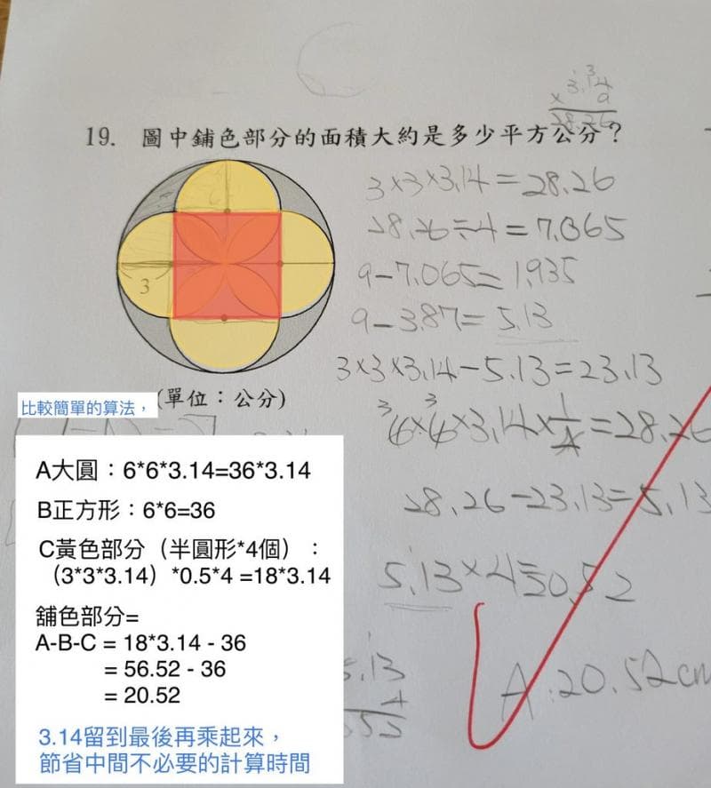 有網友公布了簡易算法。(翻攝PTT)