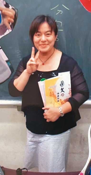 陳音秀熱愛教書,她說自己是好脾氣的老師,不曾對學生動怒。但卻常被兒子氣哭。(陳音秀提供)