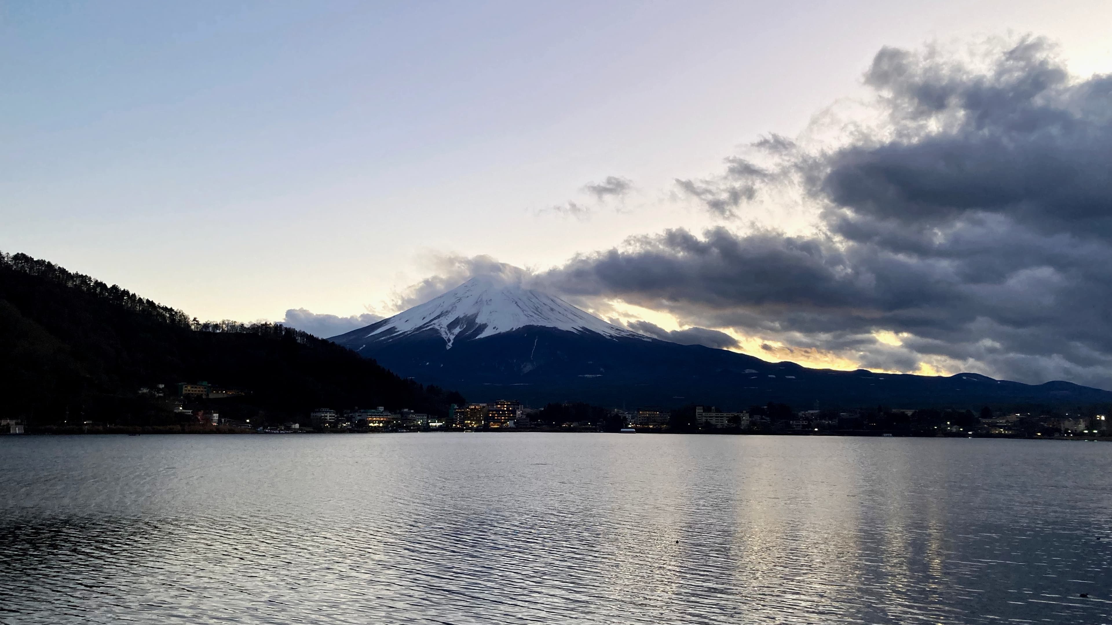 河口湖大橋是富士山的必拍地點。
