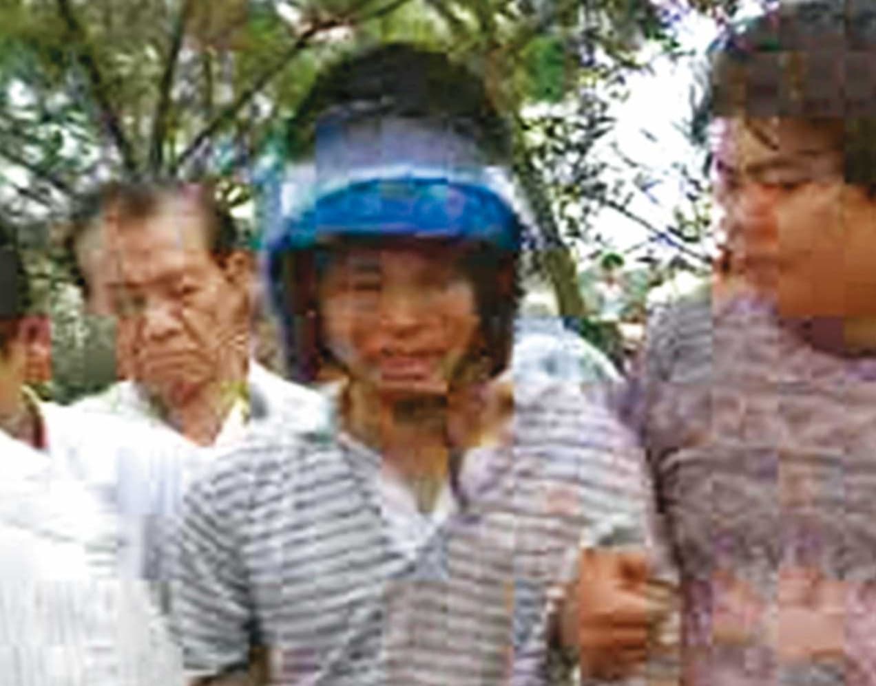 前科累累的凶手方金義(中)將張姓舞小姐殺害分屍,被警方逮捕。(東森新聞提供)