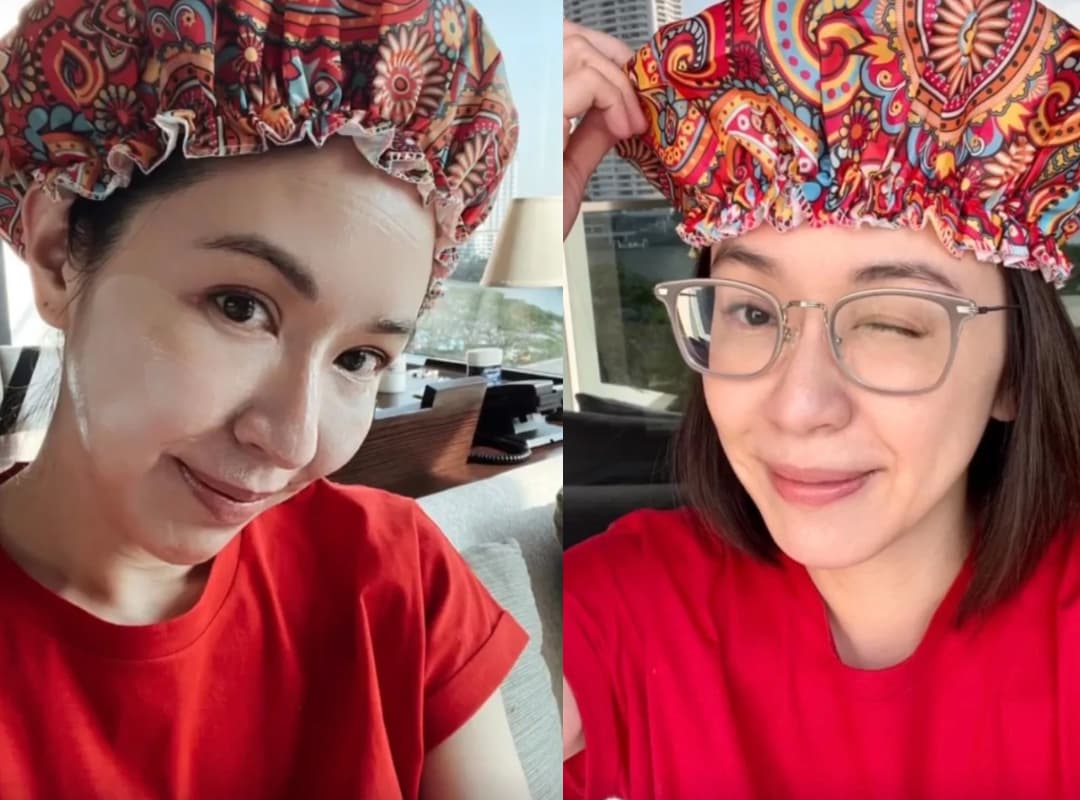 蔡依珊勇曬素顏照。我就問,孫芸芸妳敢嗎?(下戰帖)(翻攝自蔡依珊IG)