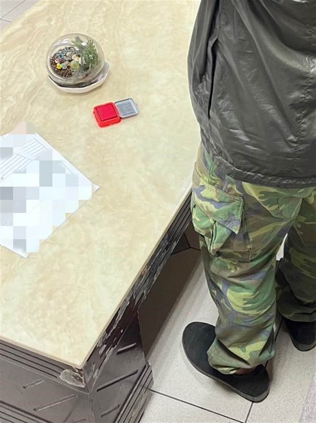 警方起獲仙人掌盆栽（左上）。（高雄市政府警察局鳳山分局提供）