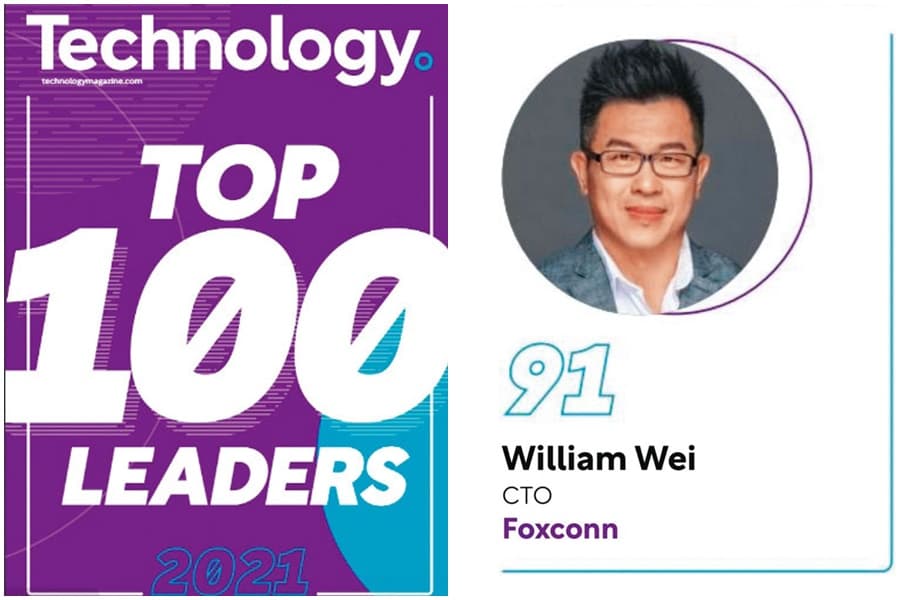 魏國章獲全球知名《Technology》雜誌評選為2021年全球前100位科技領袖人物,名列第91名,影響力不容小覷。(左圖翻攝畫面,右圖讀者提供)