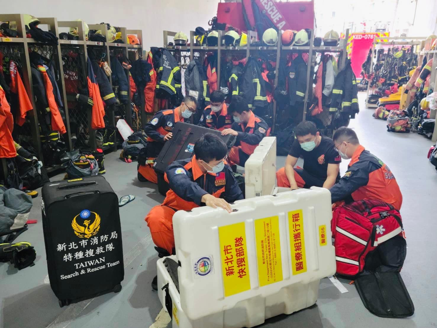 新北市也準備出動搜救隊前往土耳其援助。(翻攝自侯友宜臉書)