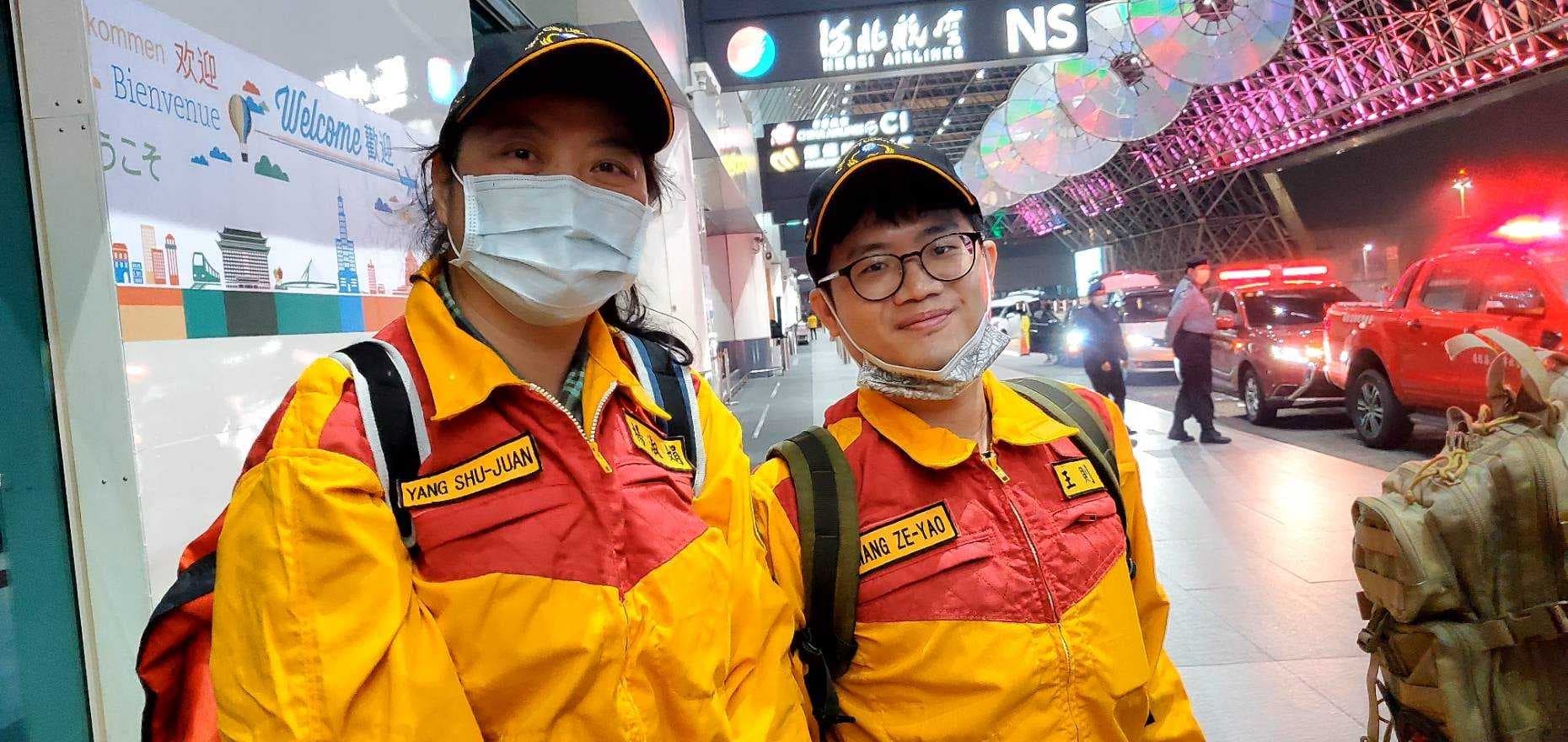 台北榮民總醫院醫師王則堯(右)當時在現場。(翻攝自臺北榮民總醫院臉書)