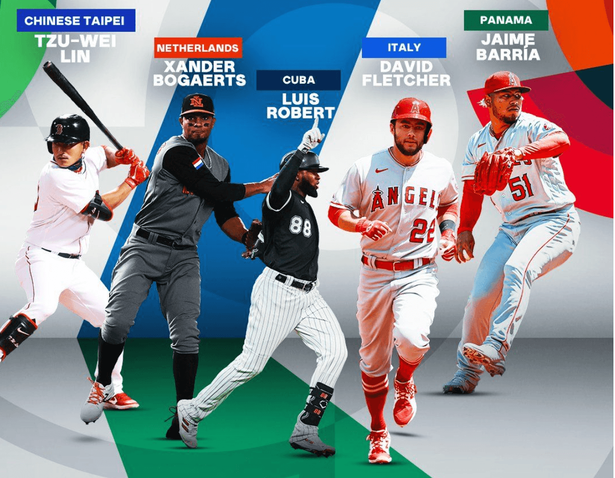 WBC新版海報。(翻攝MLB推特)