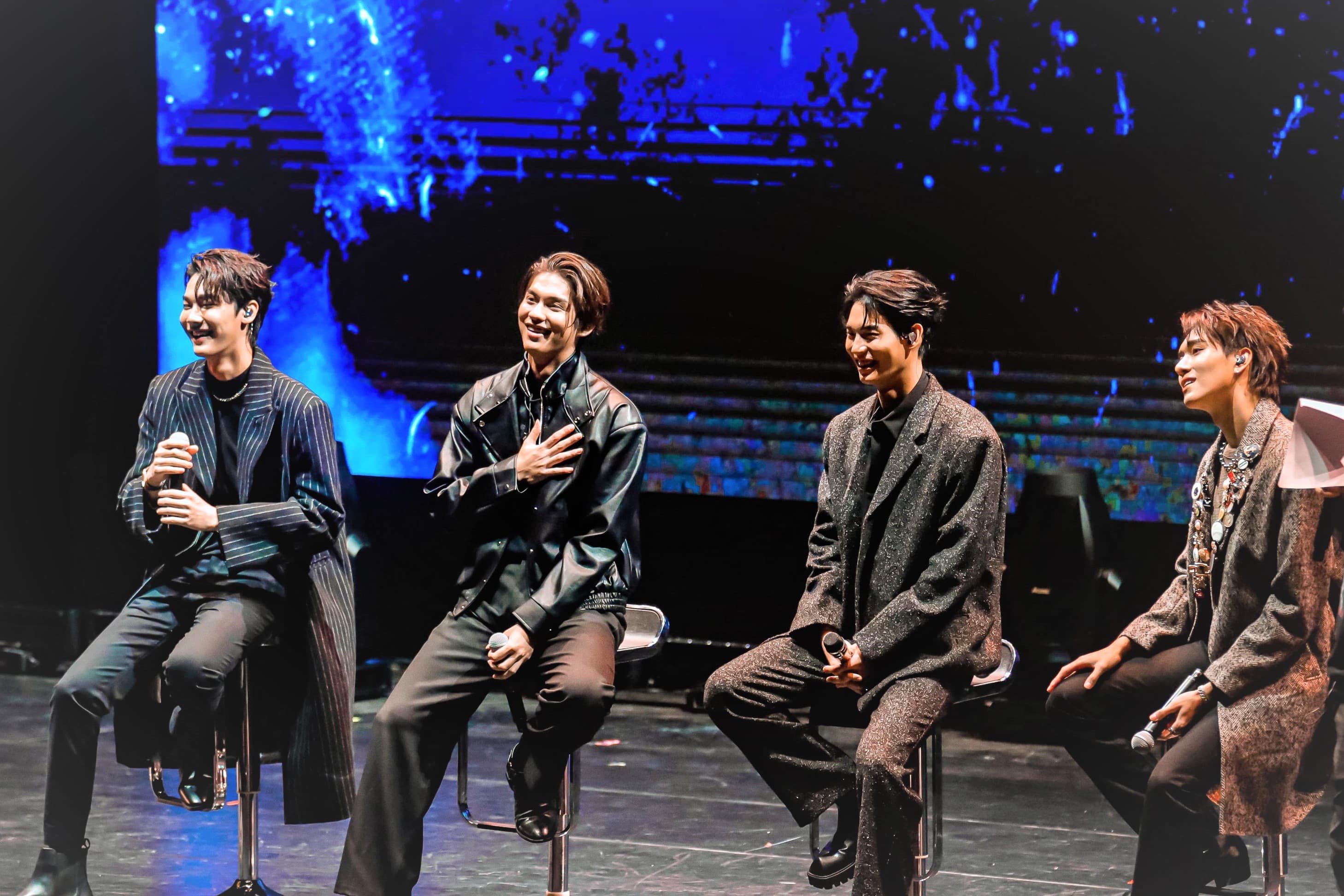 4人月初在台北國際會議中心舉辦「Shooting Star Asia Tour in Taipei」見面會,吸引3,000粉絲到場。(讀者提供)