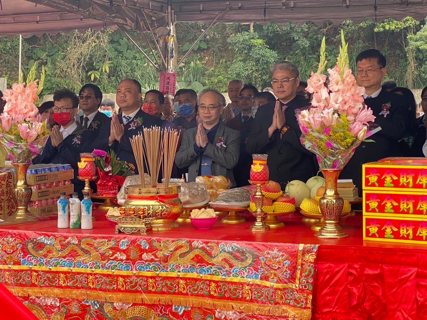 宏大拉鍊舉行新廠動土典禮,董事長鍾富瑋表示,預計明年第二季前即可投入生產。(宏大拉鍊提供)