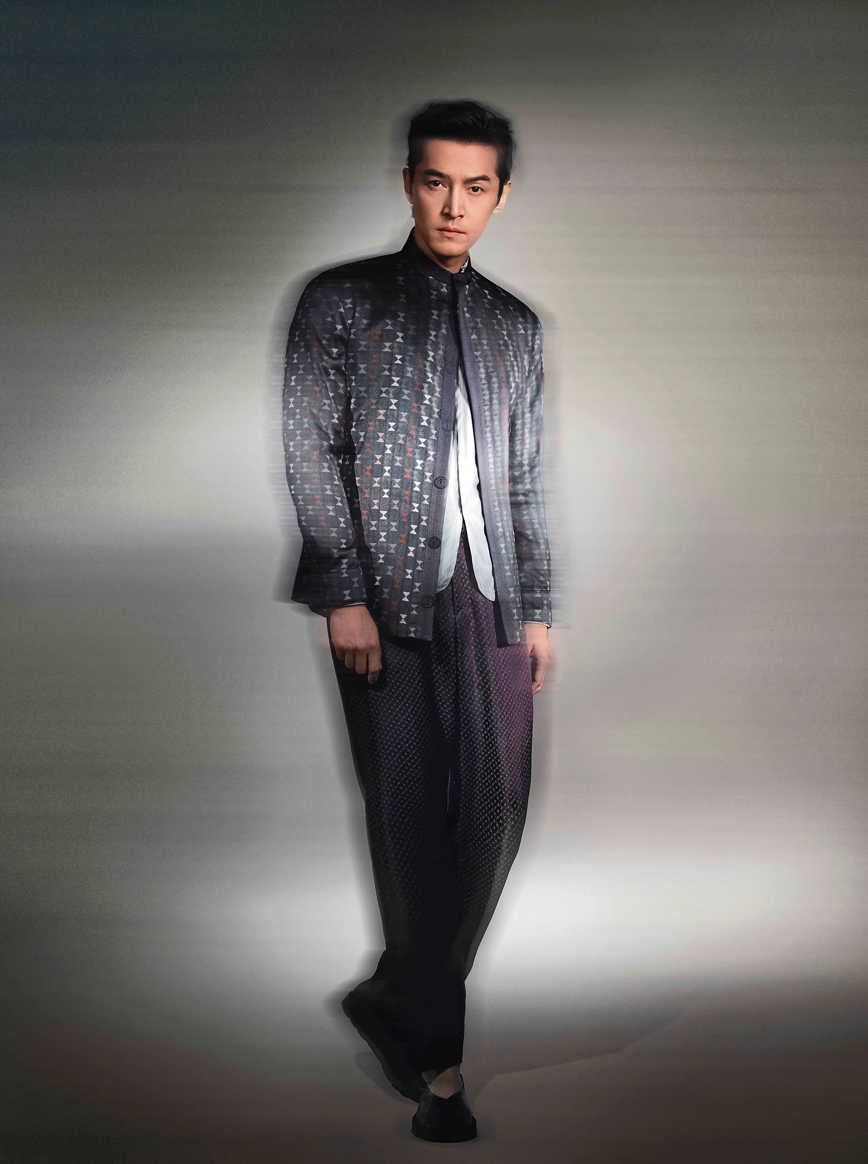 Giorgio Armani 2023春夏男裝系列形象廣告。(Giorgio Armani提供)