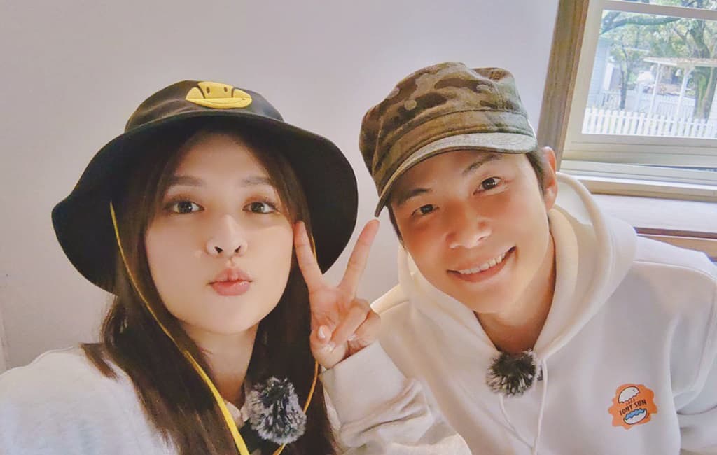 之前傳出孫協志與夏宇童準備結婚,但是經紀人不願證實。(翻攝自夏宇童臉書)