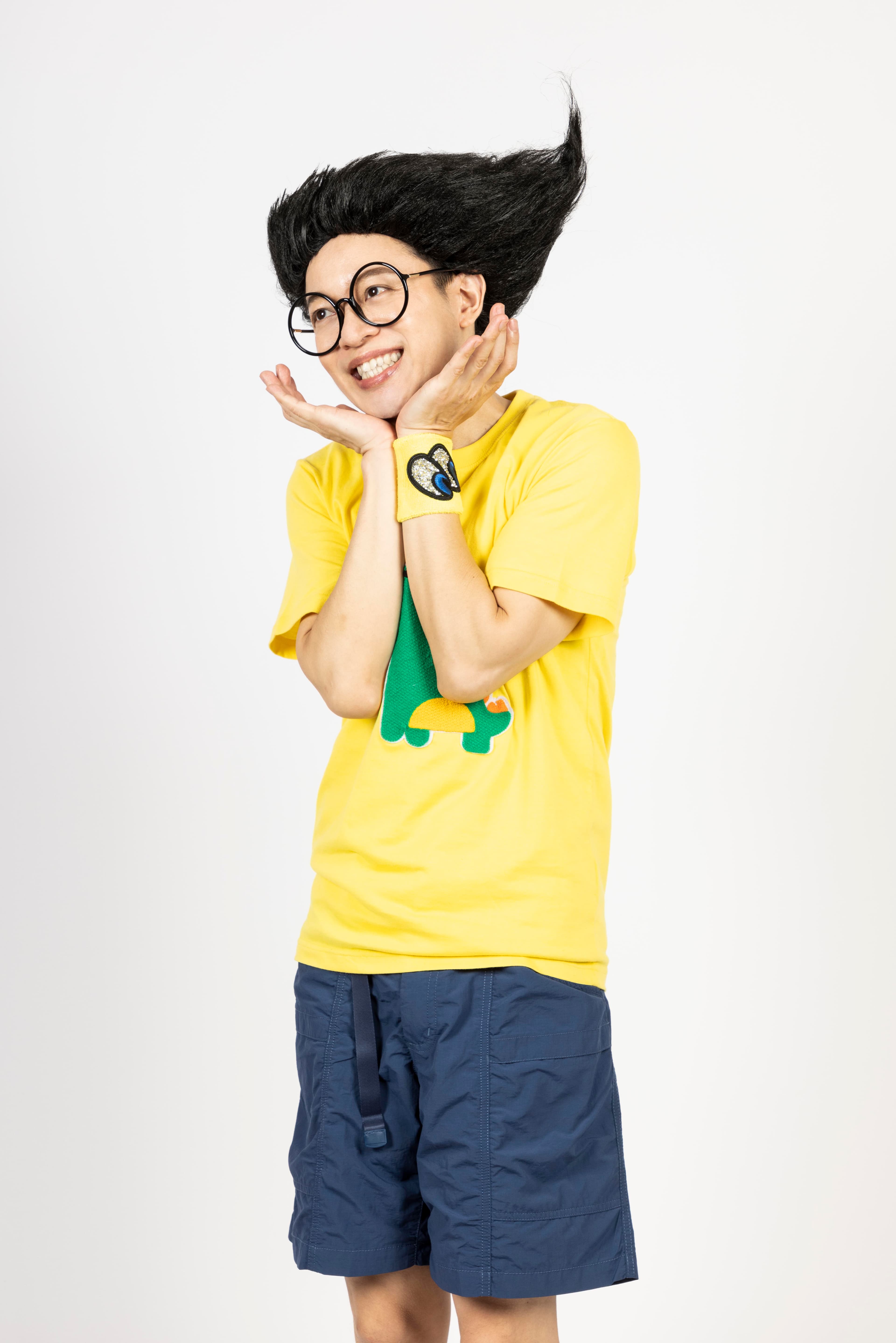 在音樂劇《阿甯咕又闖禍了YA~》中 李培松飾演「阿甯咕」。(夢田影像提供)